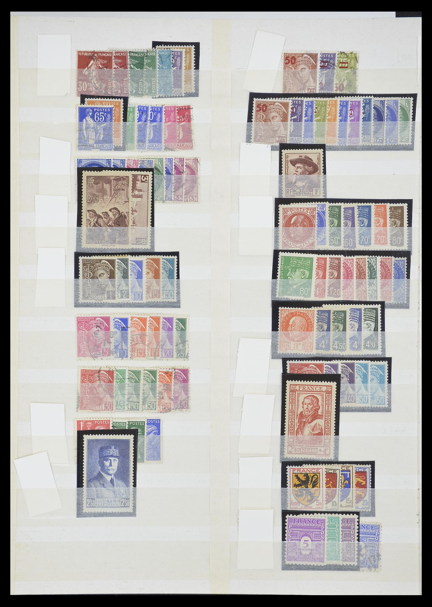 33179 028 - Postzegelverzameling 33179 Frankrijk en koloniën 1849-1980.