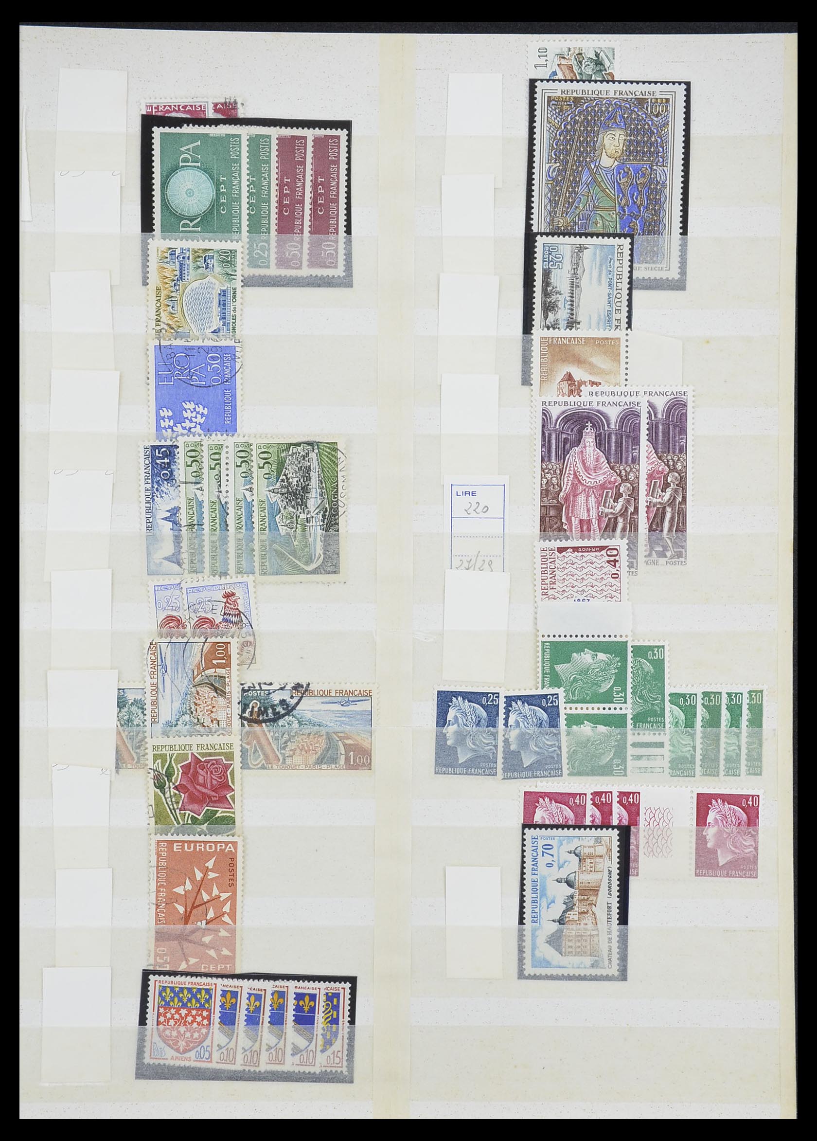 33179 031 - Postzegelverzameling 33179 Frankrijk en koloniën 1849-1980.