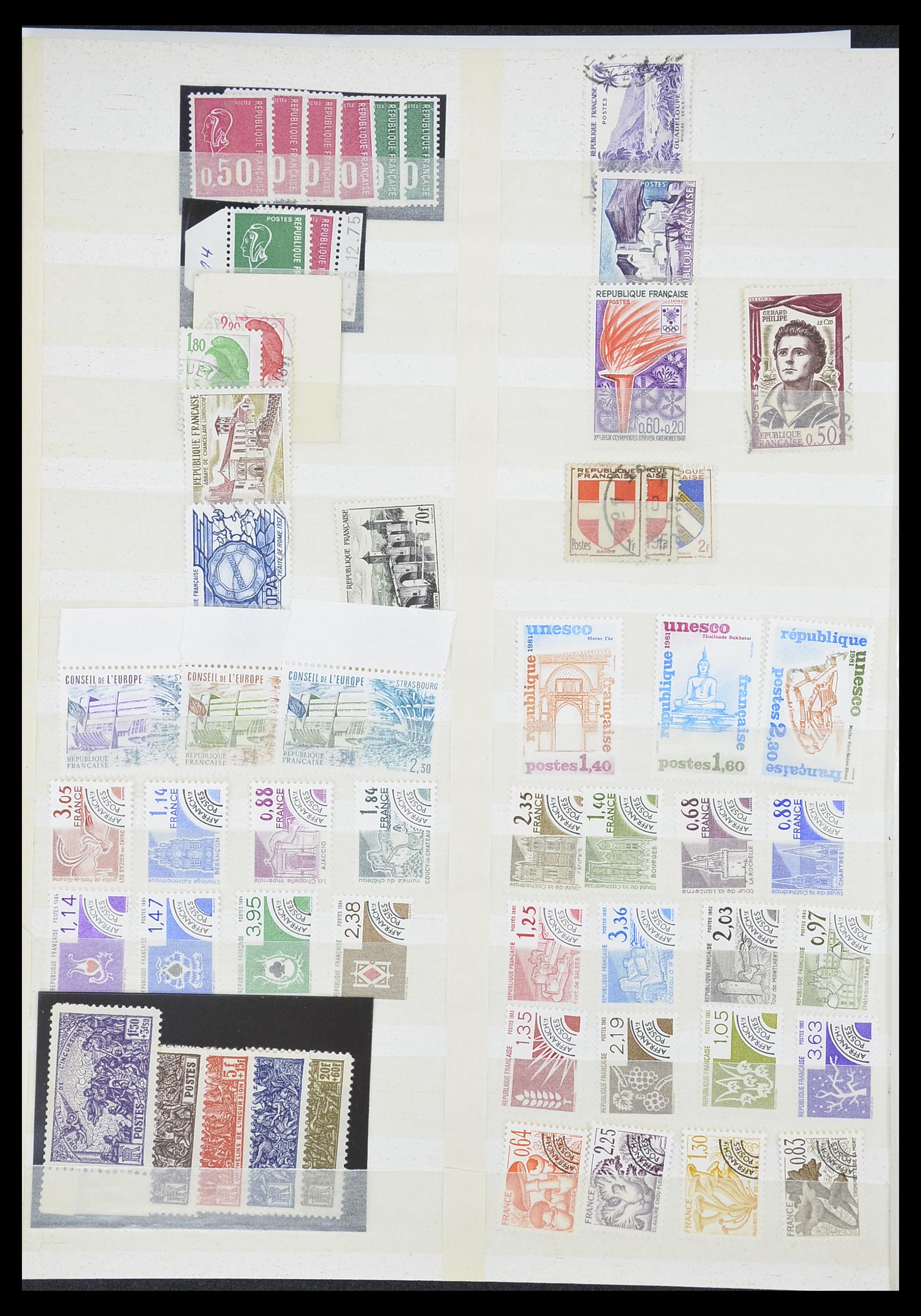 33179 032 - Postzegelverzameling 33179 Frankrijk en koloniën 1849-1980.