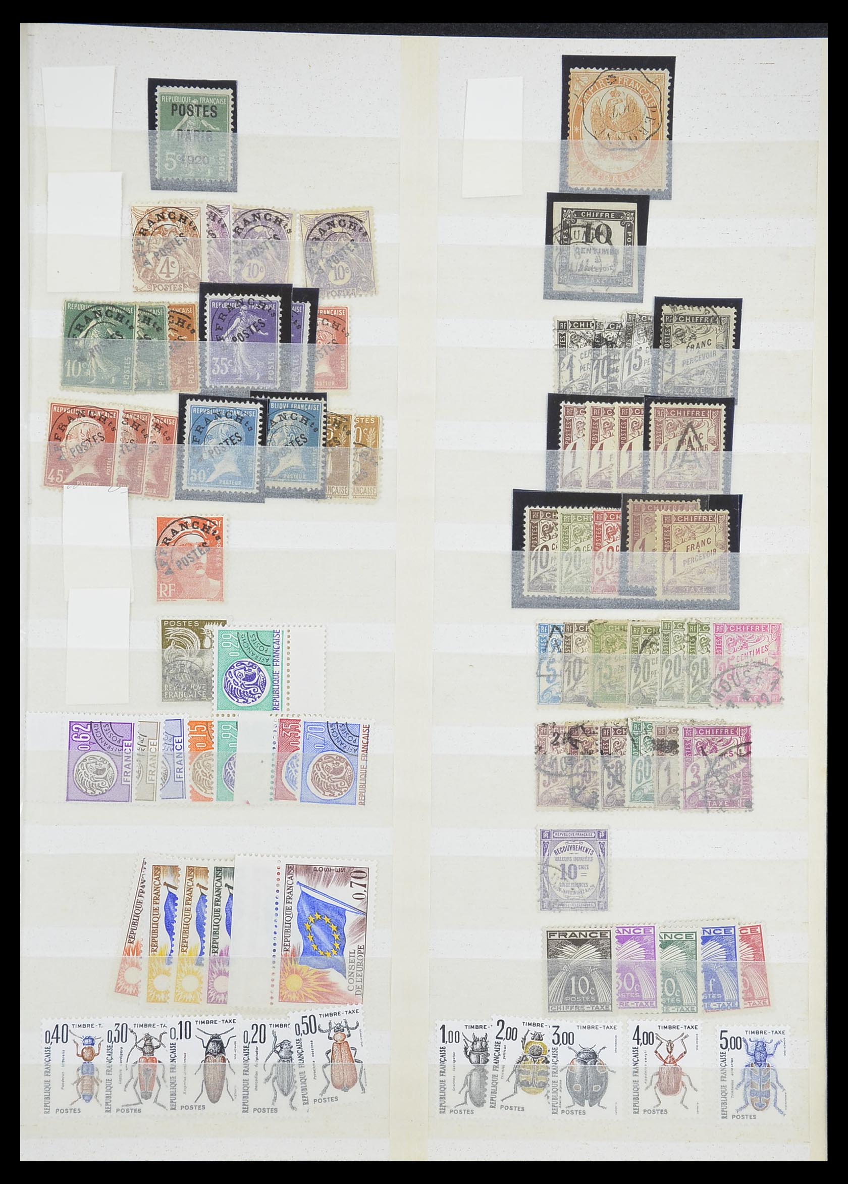33179 033 - Postzegelverzameling 33179 Frankrijk en koloniën 1849-1980.