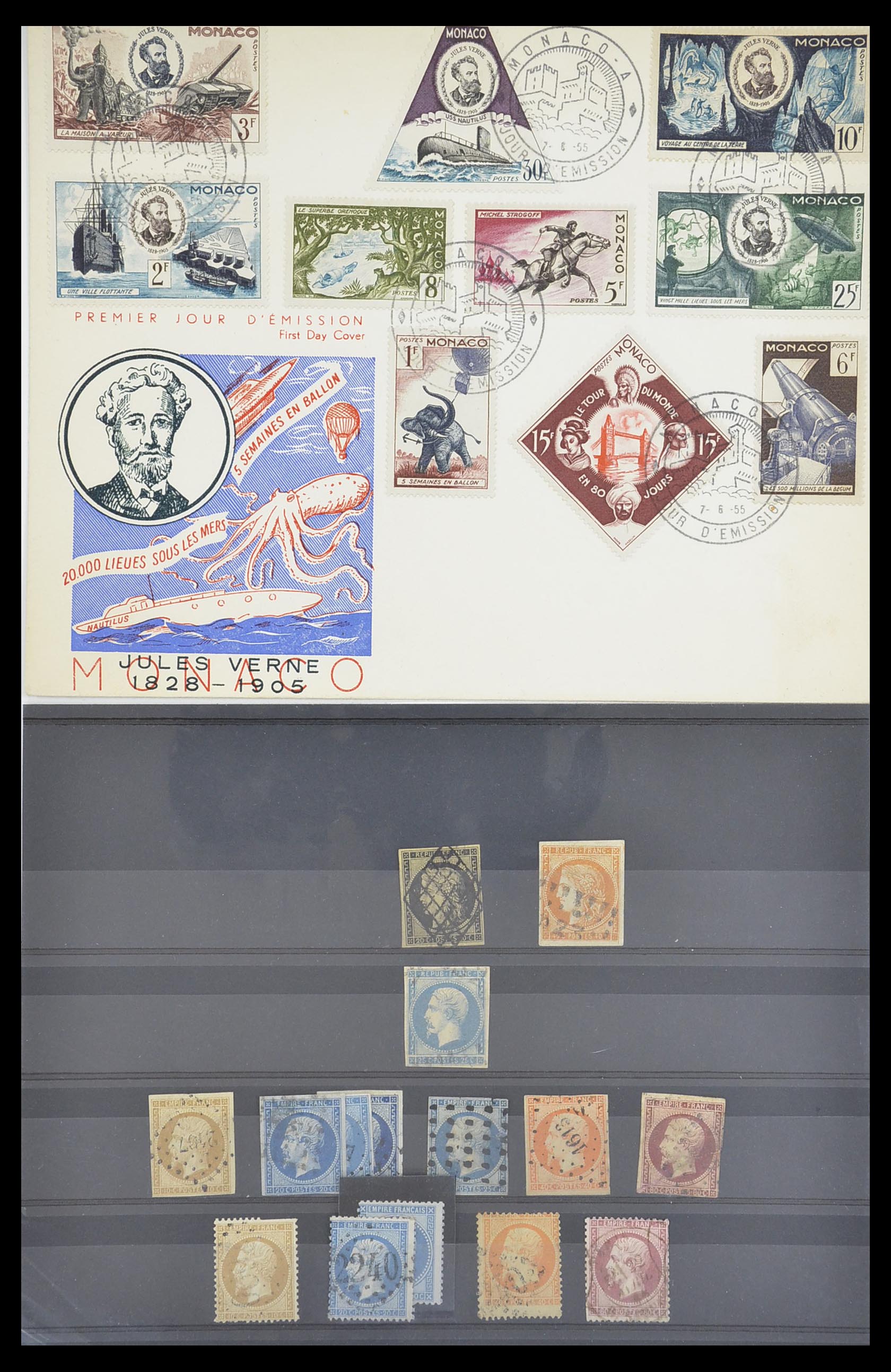 33179 036 - Postzegelverzameling 33179 Frankrijk en koloniën 1849-1980.
