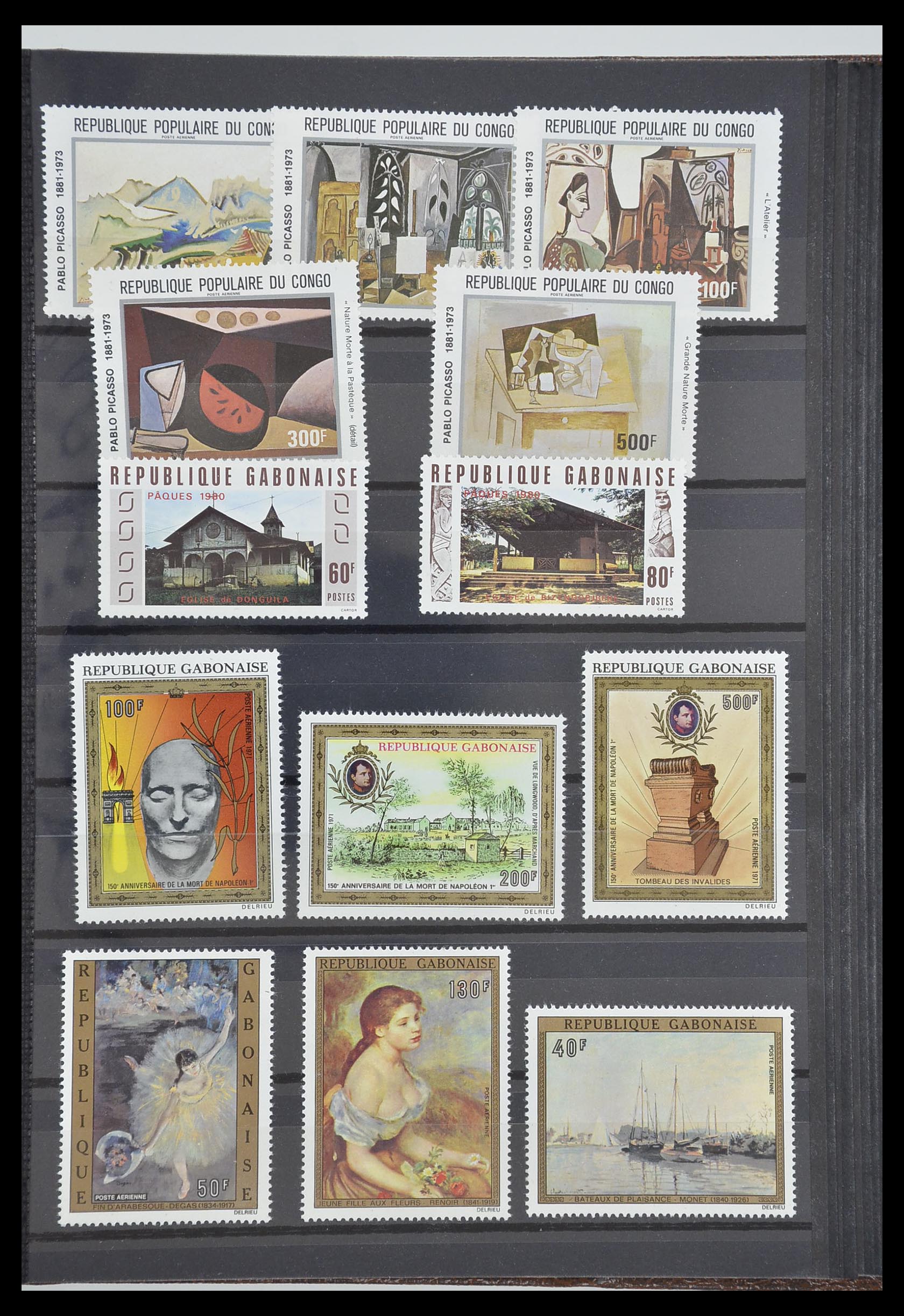 33179 046 - Postzegelverzameling 33179 Frankrijk en koloniën 1849-1980.