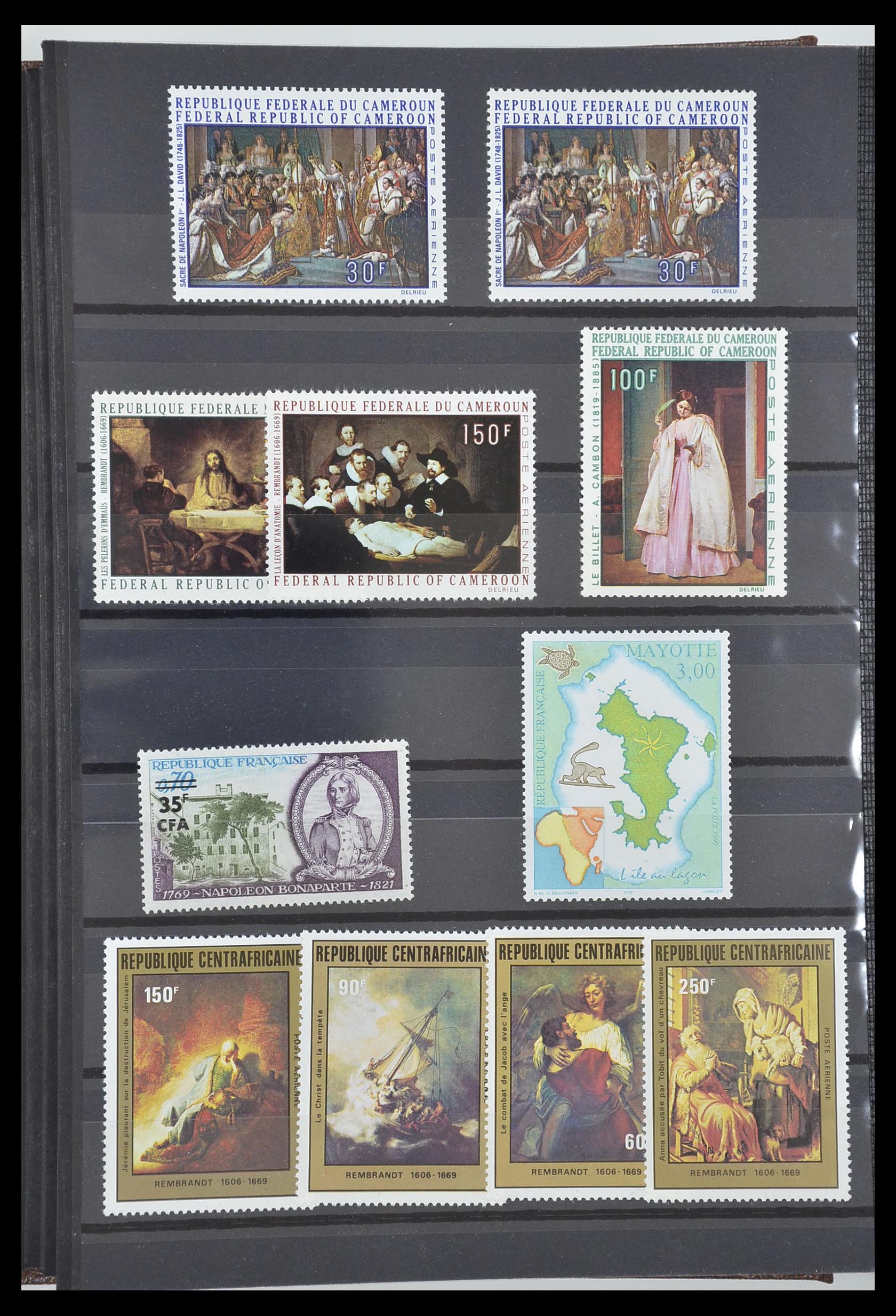 33179 051 - Postzegelverzameling 33179 Frankrijk en koloniën 1849-1980.