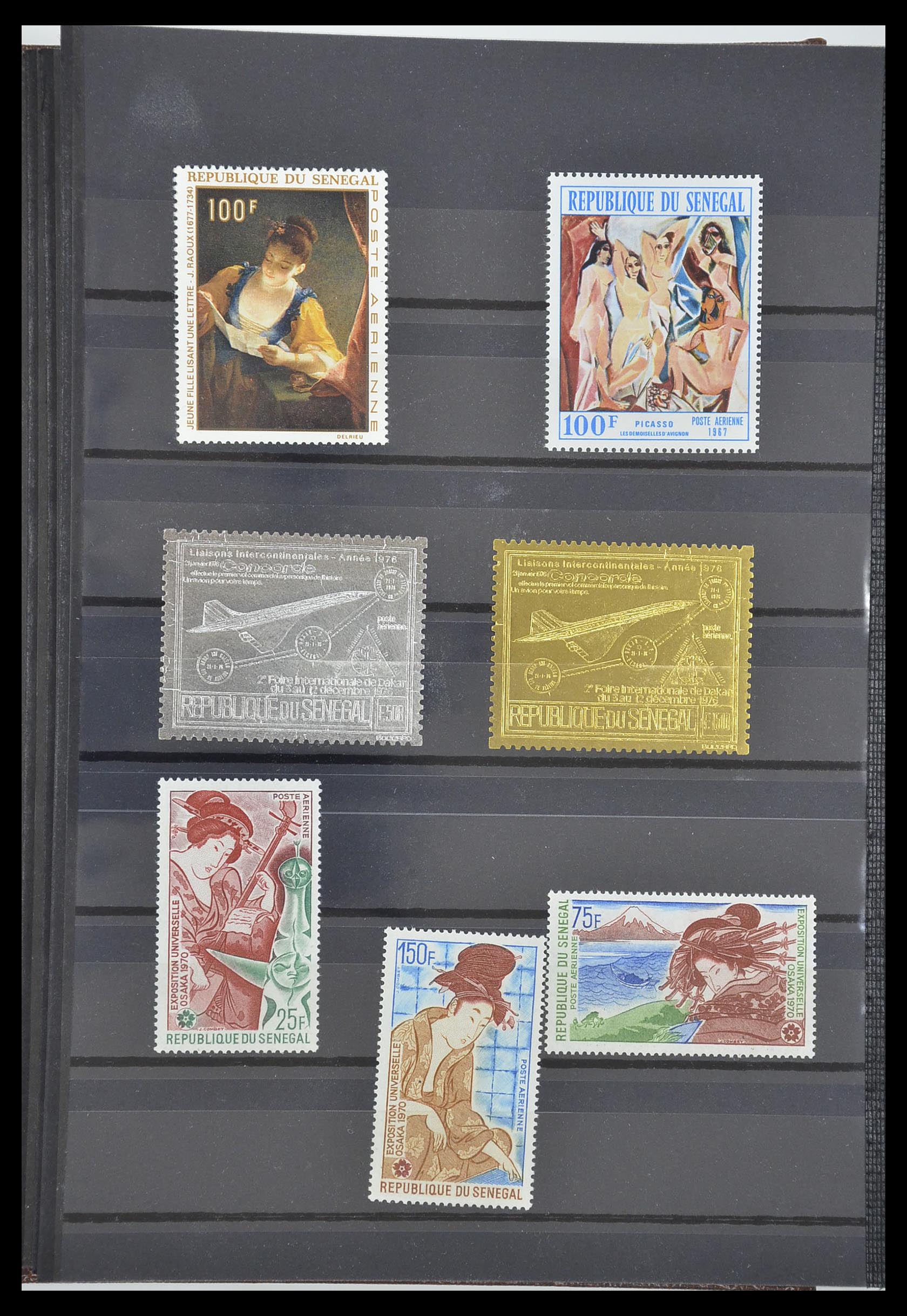 33179 053 - Postzegelverzameling 33179 Frankrijk en koloniën 1849-1980.