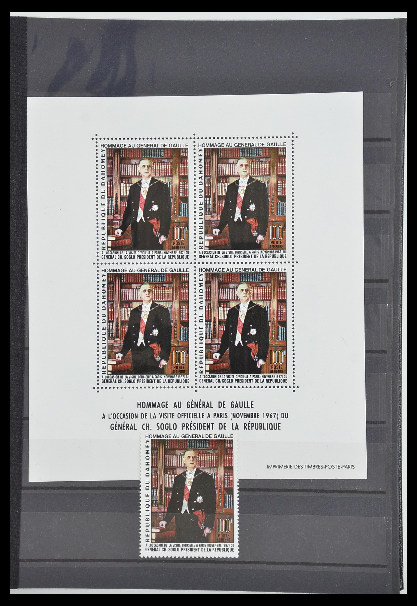 33179 060 - Postzegelverzameling 33179 Frankrijk en koloniën 1849-1980.