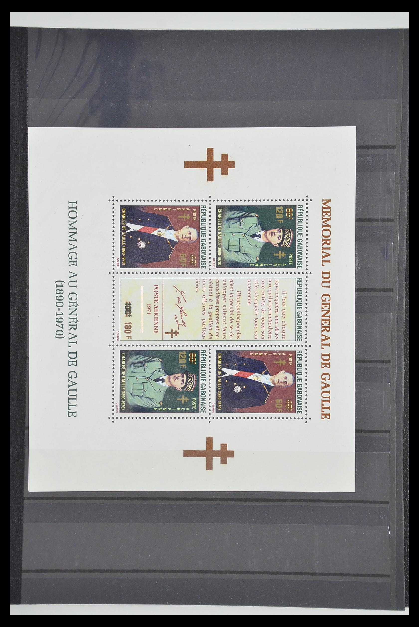 33179 062 - Postzegelverzameling 33179 Frankrijk en koloniën 1849-1980.