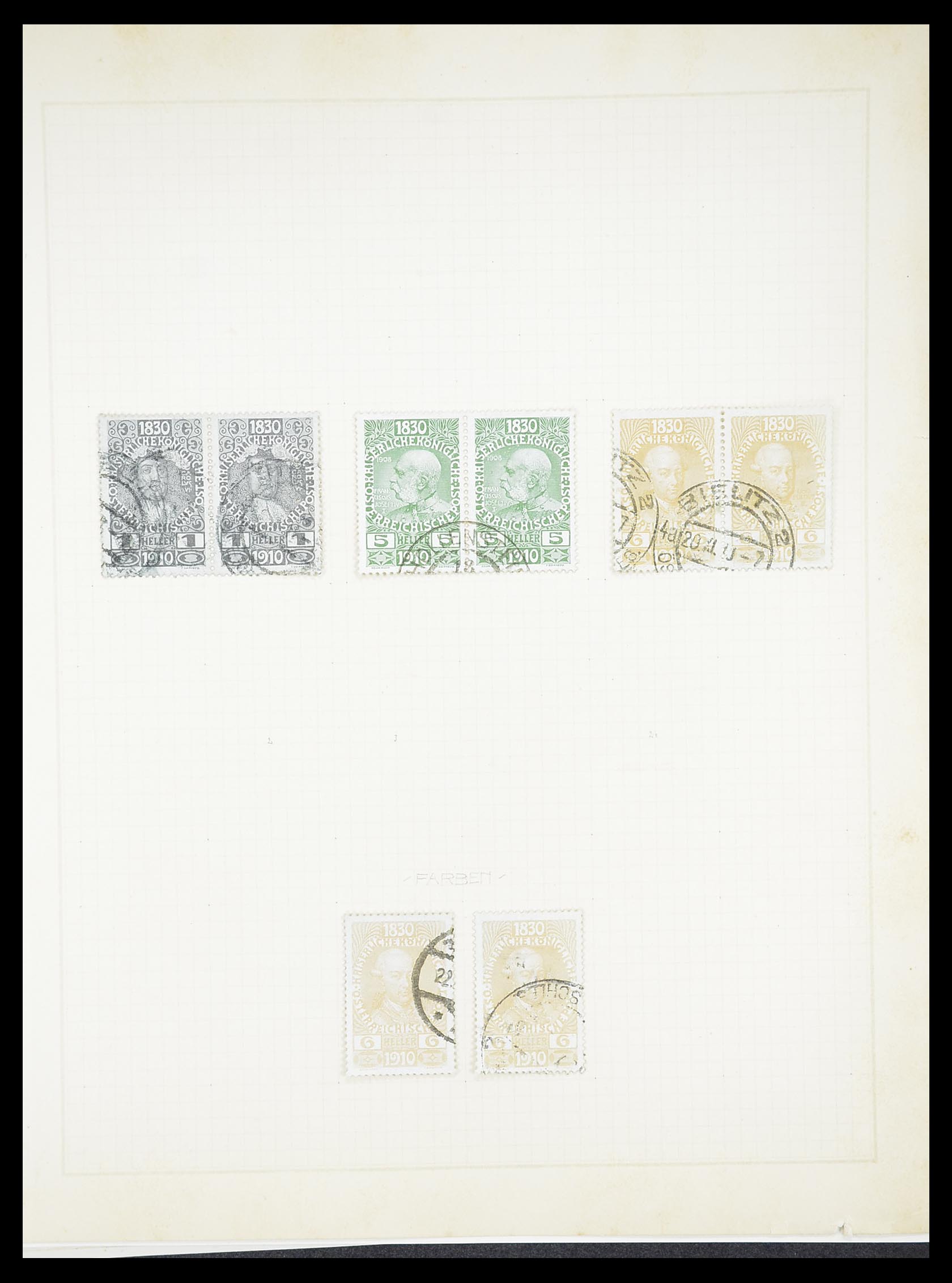 33182 017 - Postzegelverzameling 33182 Oostenrijk en gebieden 1850-1922.