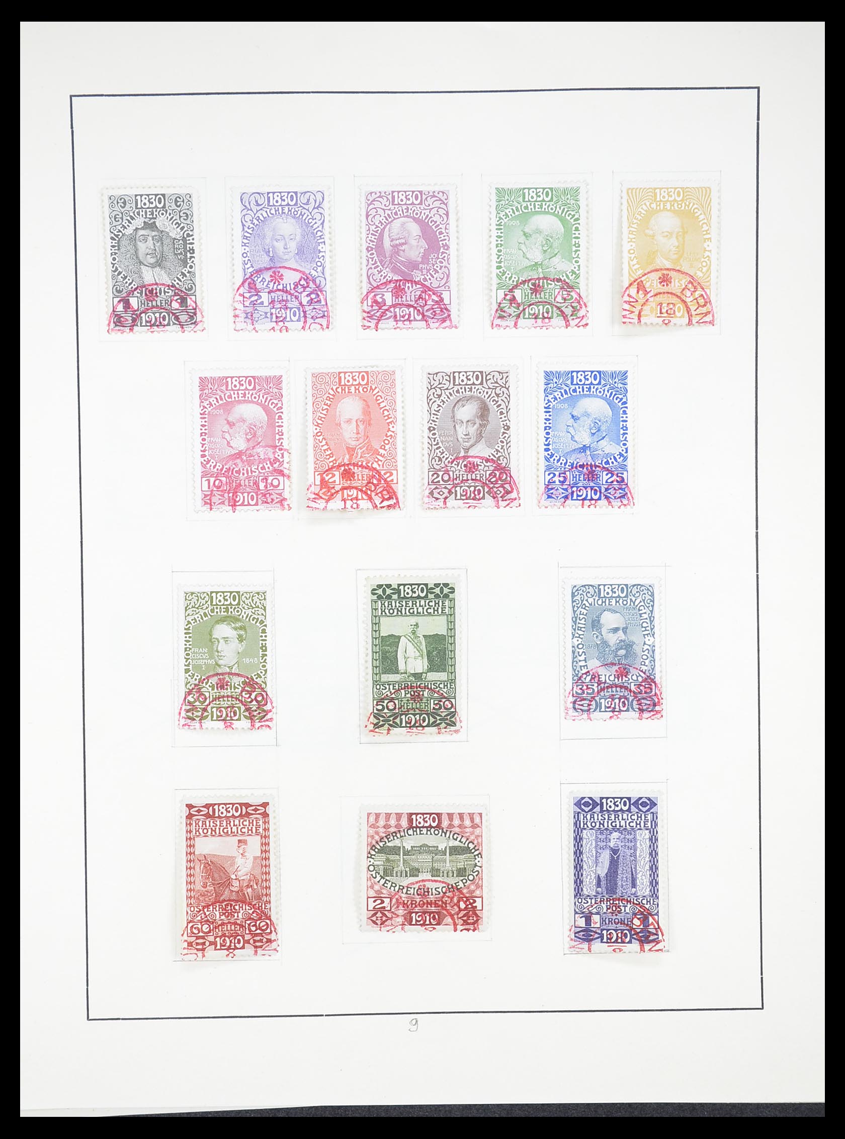 33182 018 - Postzegelverzameling 33182 Oostenrijk en gebieden 1850-1922.