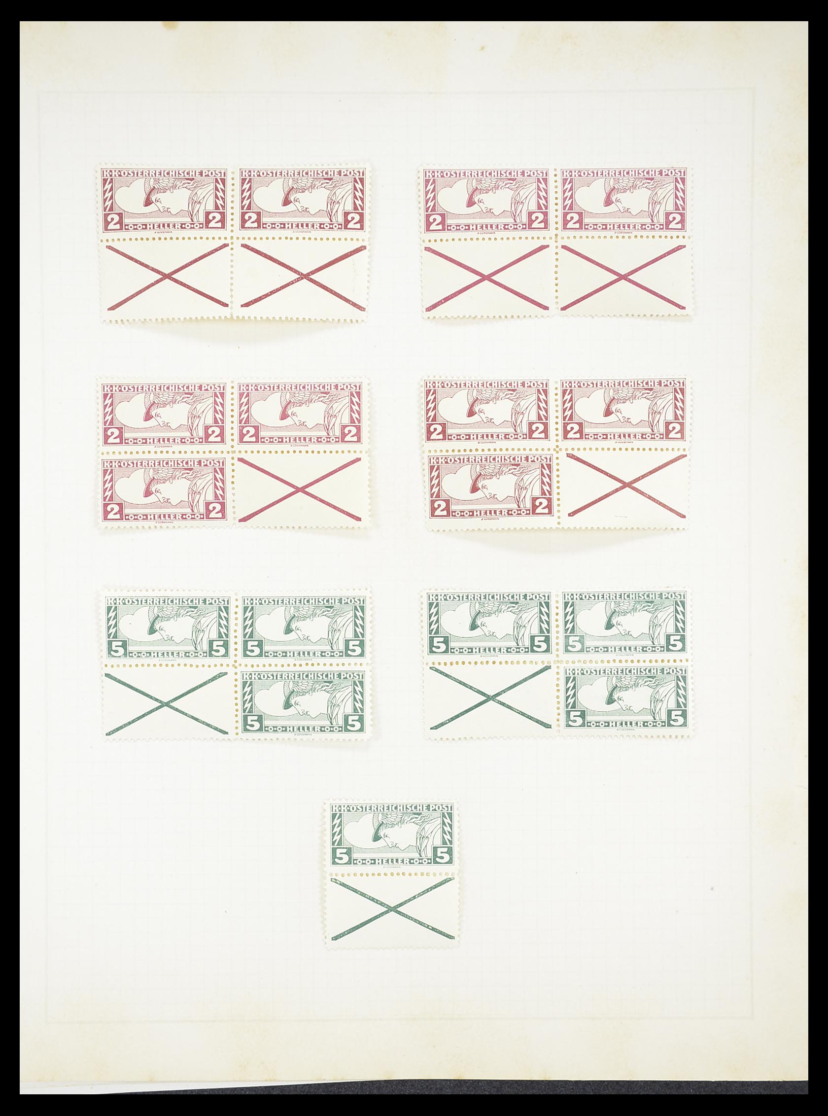 33182 019 - Postzegelverzameling 33182 Oostenrijk en gebieden 1850-1922.