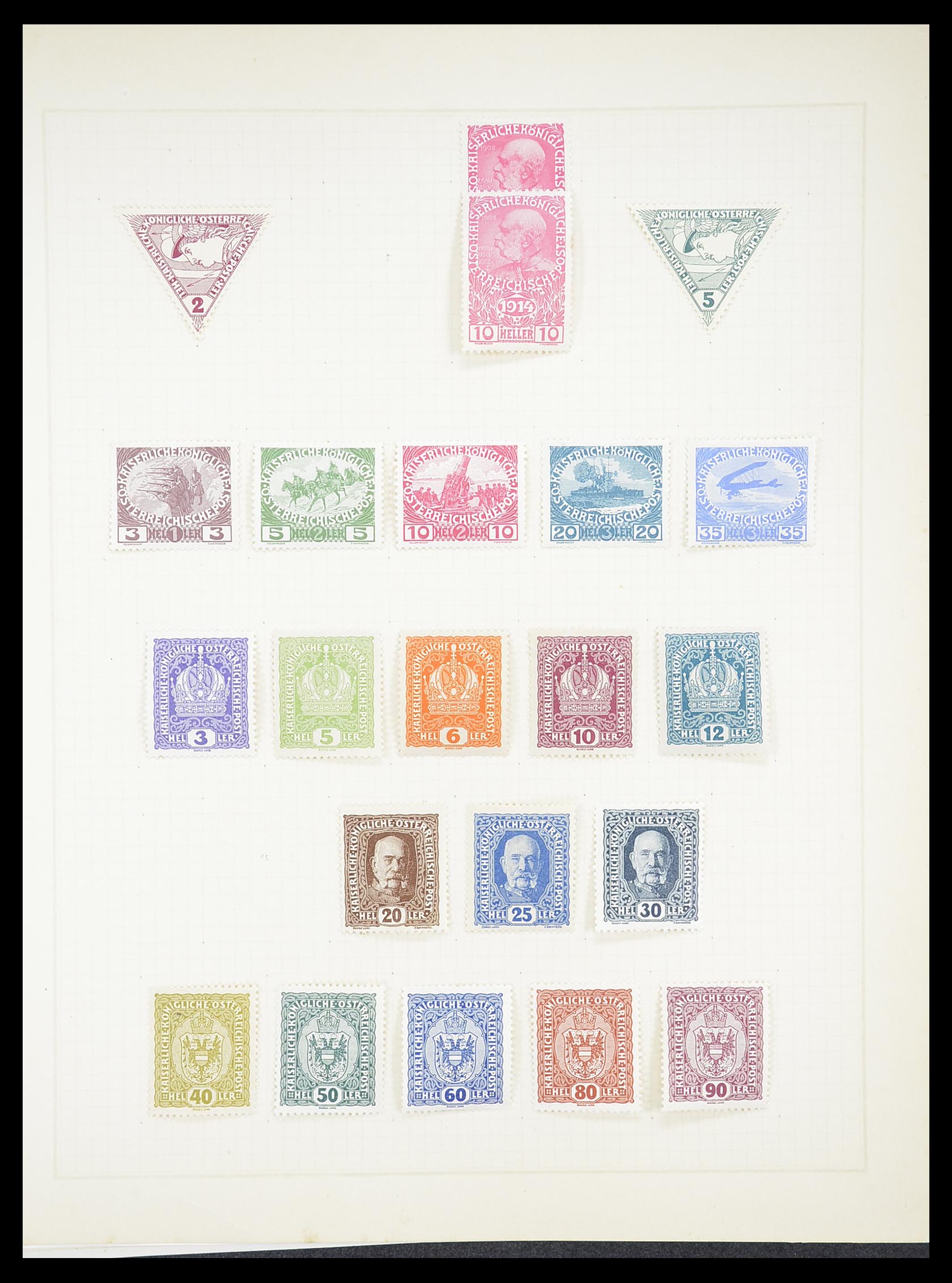 33182 023 - Postzegelverzameling 33182 Oostenrijk en gebieden 1850-1922.