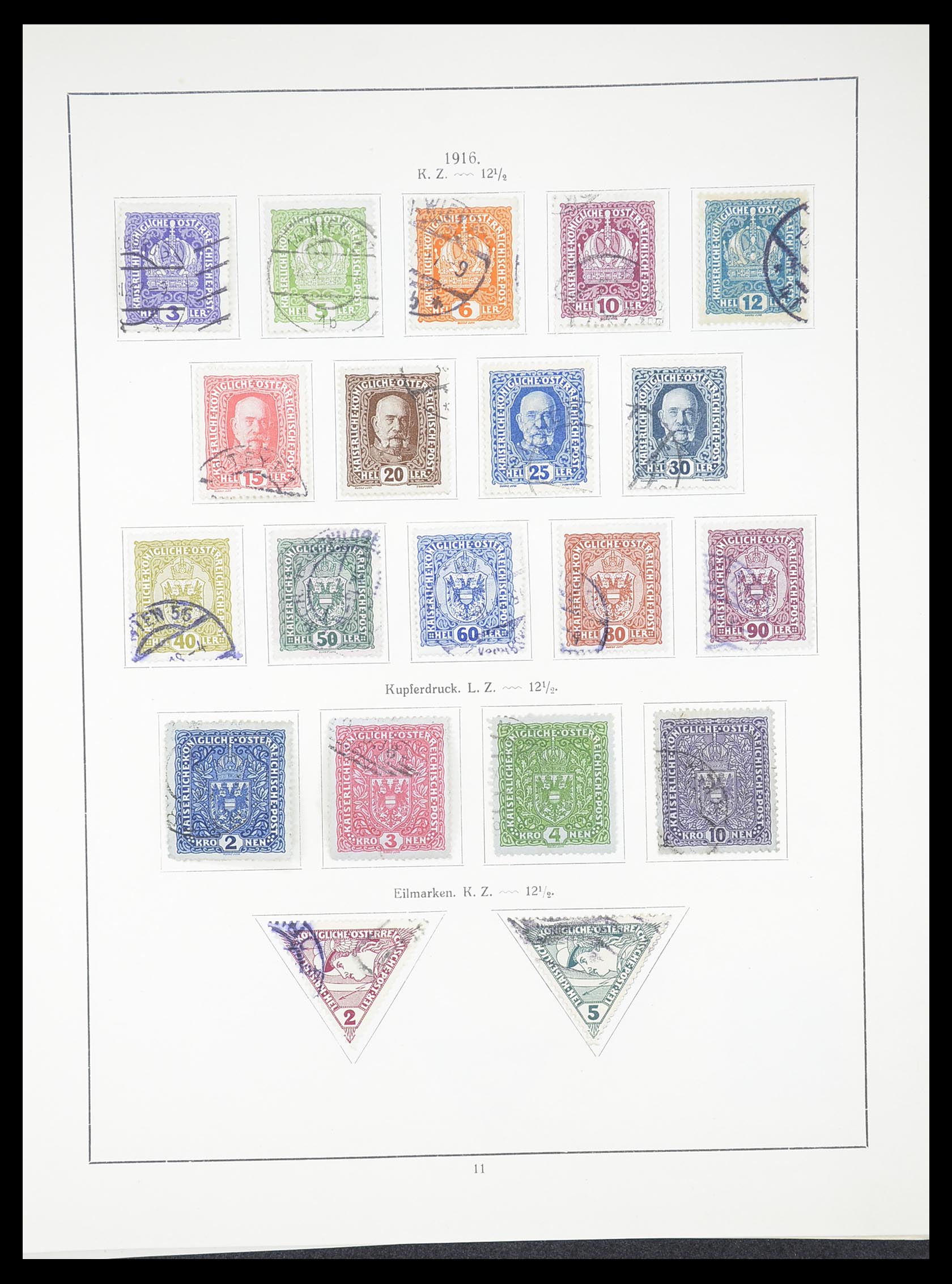 33182 026 - Postzegelverzameling 33182 Oostenrijk en gebieden 1850-1922.