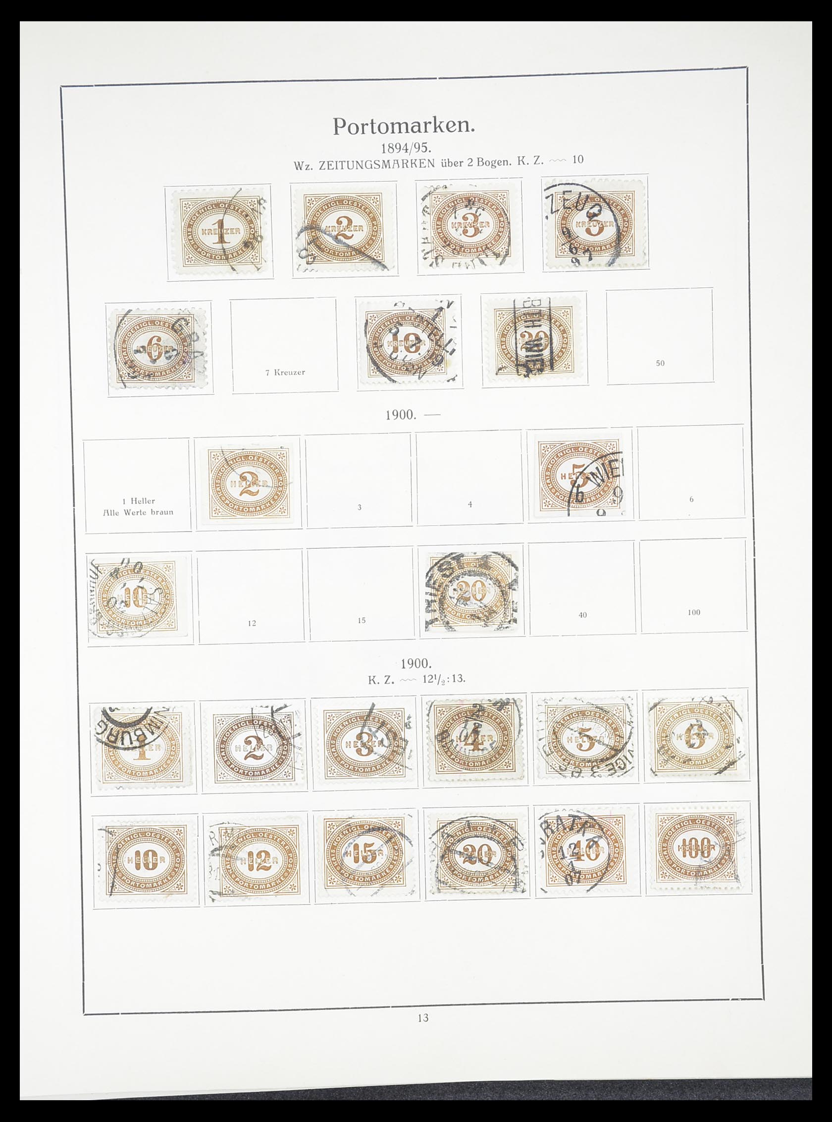 33182 030 - Stamp collection 33182 Austria and territories 1850-1922.