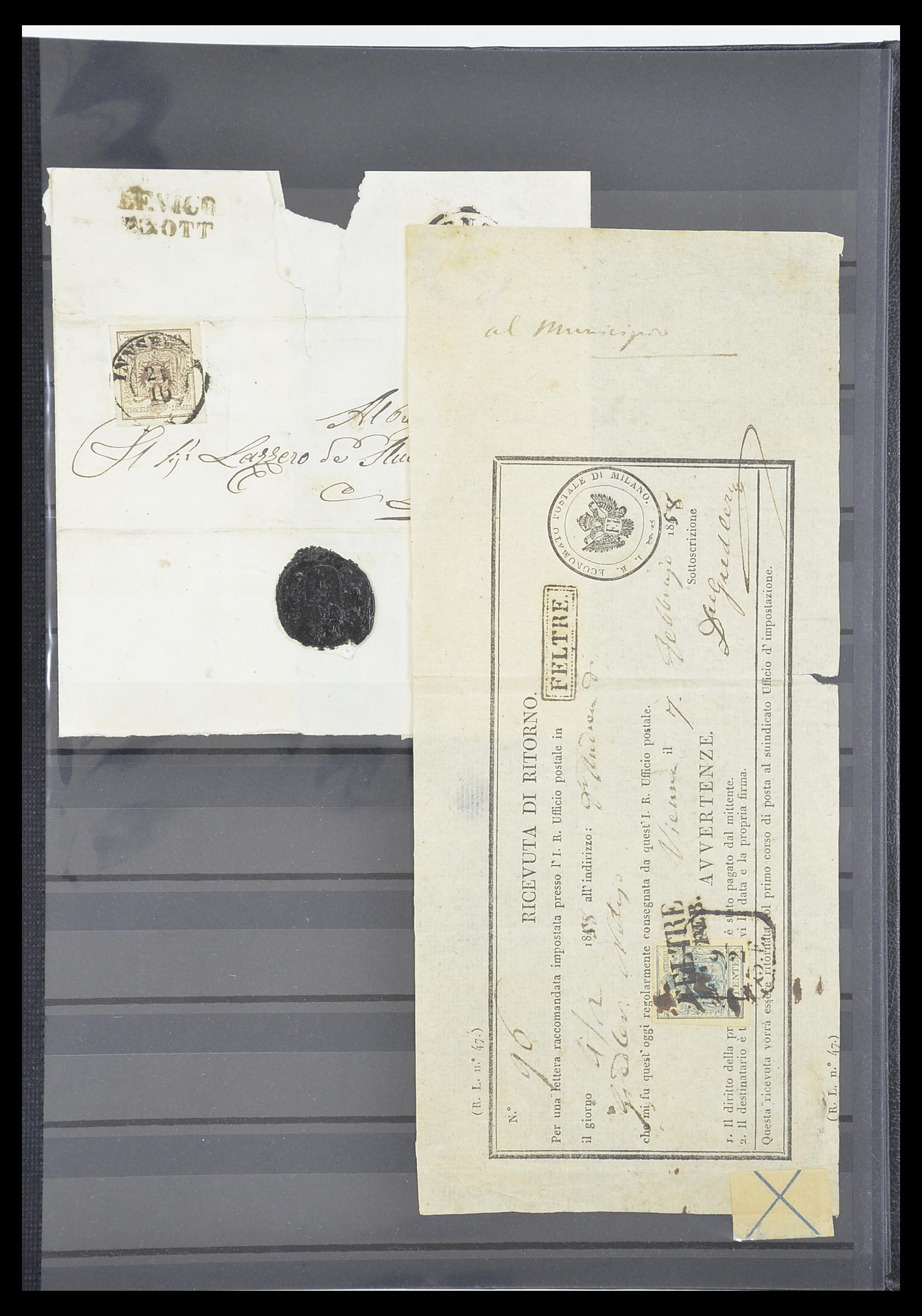 33182 053 - Postzegelverzameling 33182 Oostenrijk en gebieden 1850-1922.