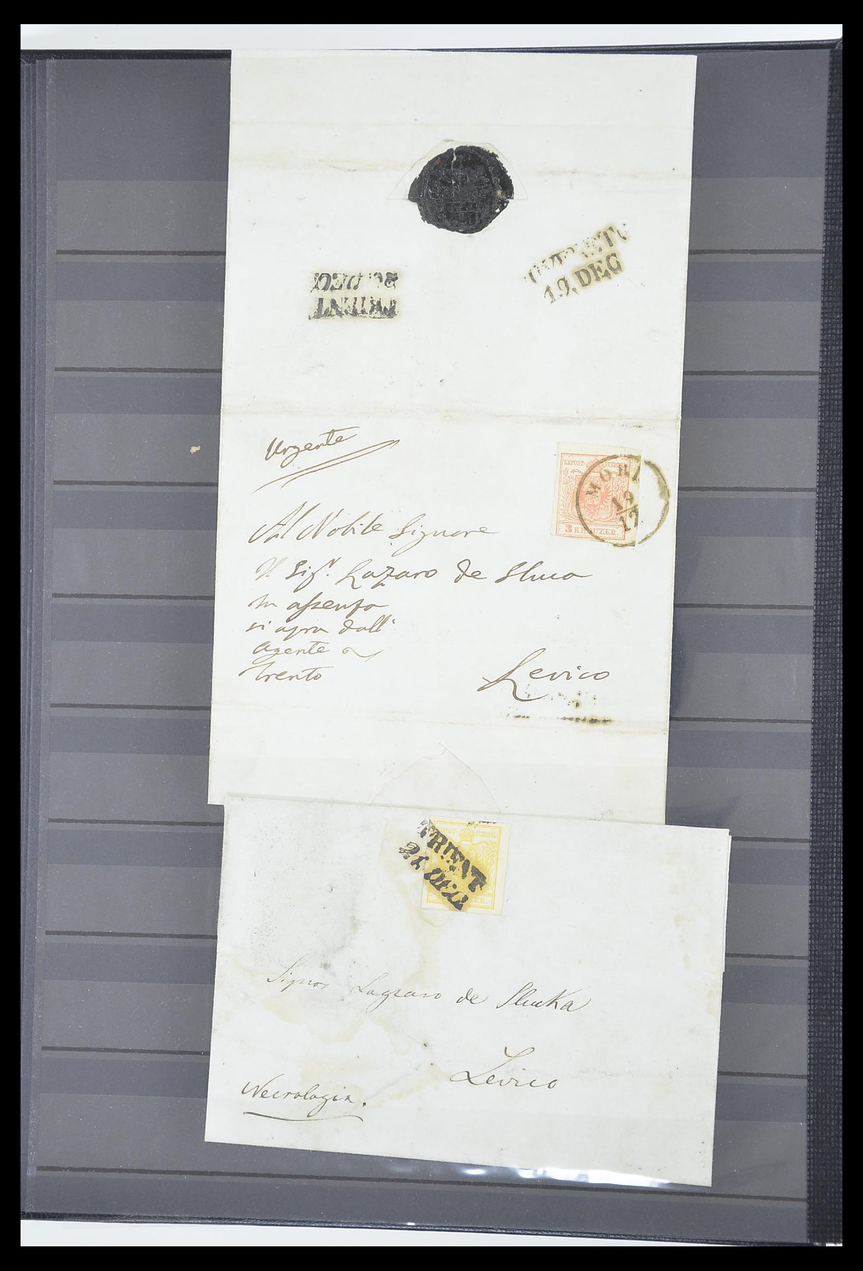 33182 054 - Postzegelverzameling 33182 Oostenrijk en gebieden 1850-1922.