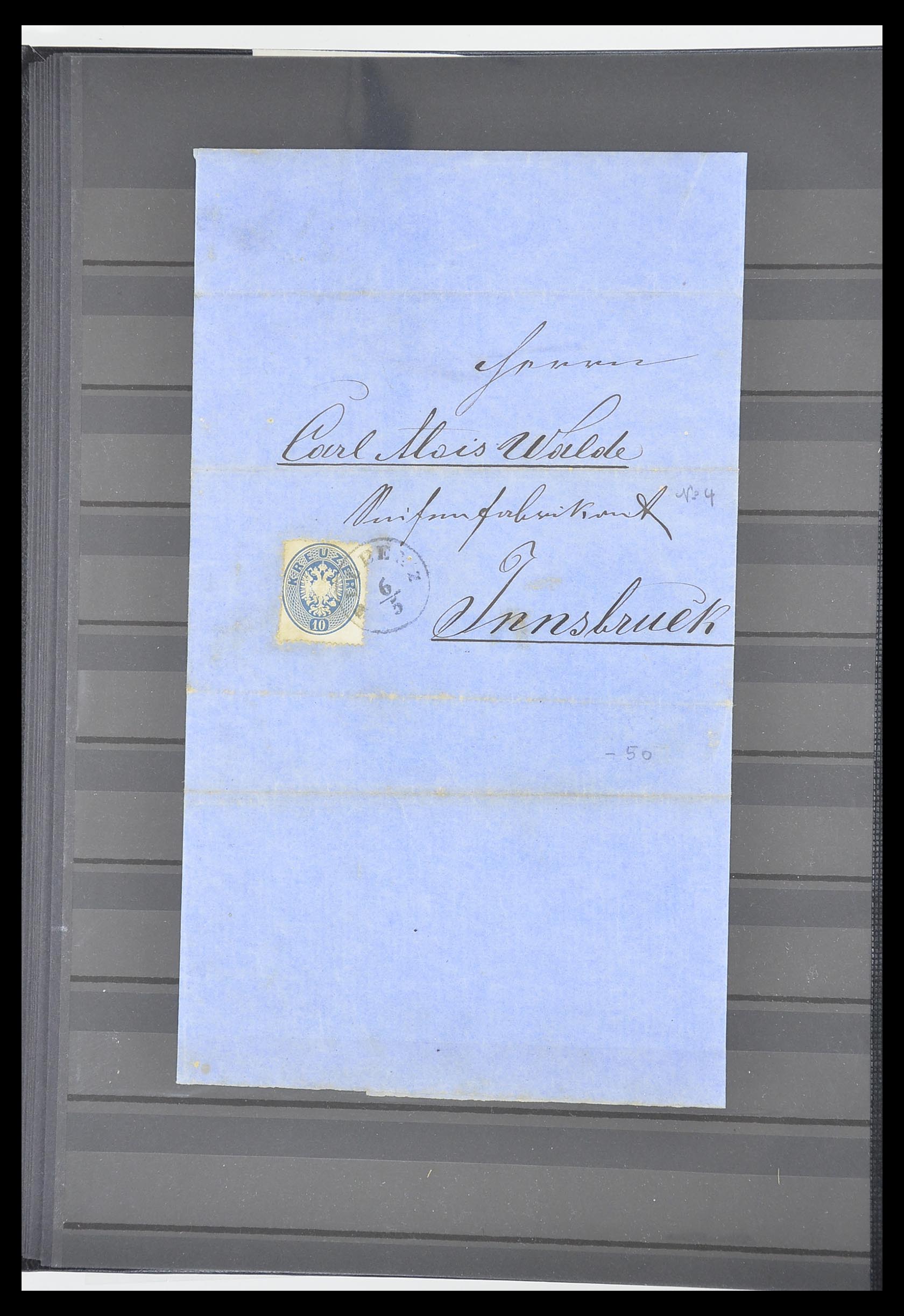 33182 059 - Postzegelverzameling 33182 Oostenrijk en gebieden 1850-1922.