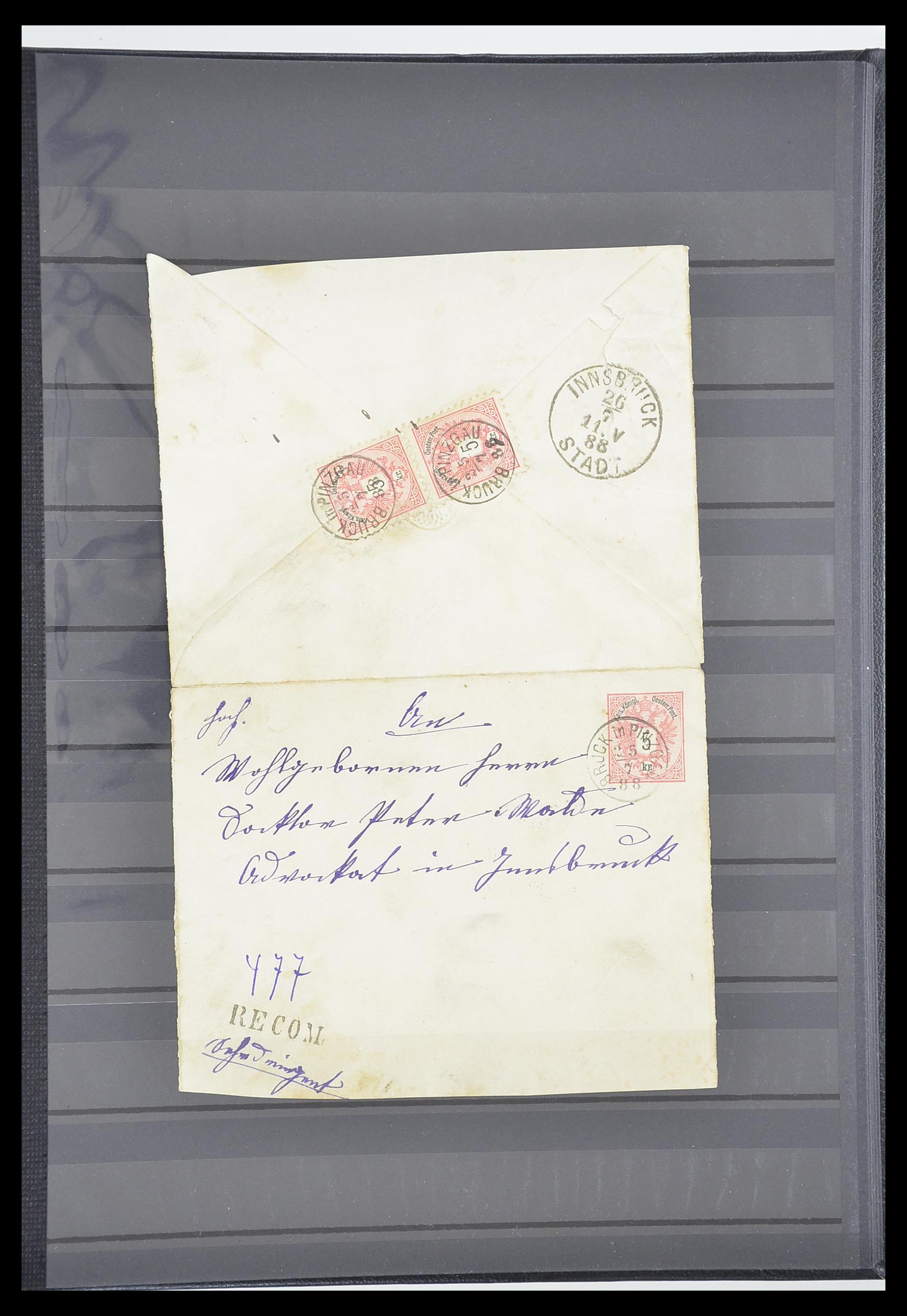 33182 064 - Postzegelverzameling 33182 Oostenrijk en gebieden 1850-1922.