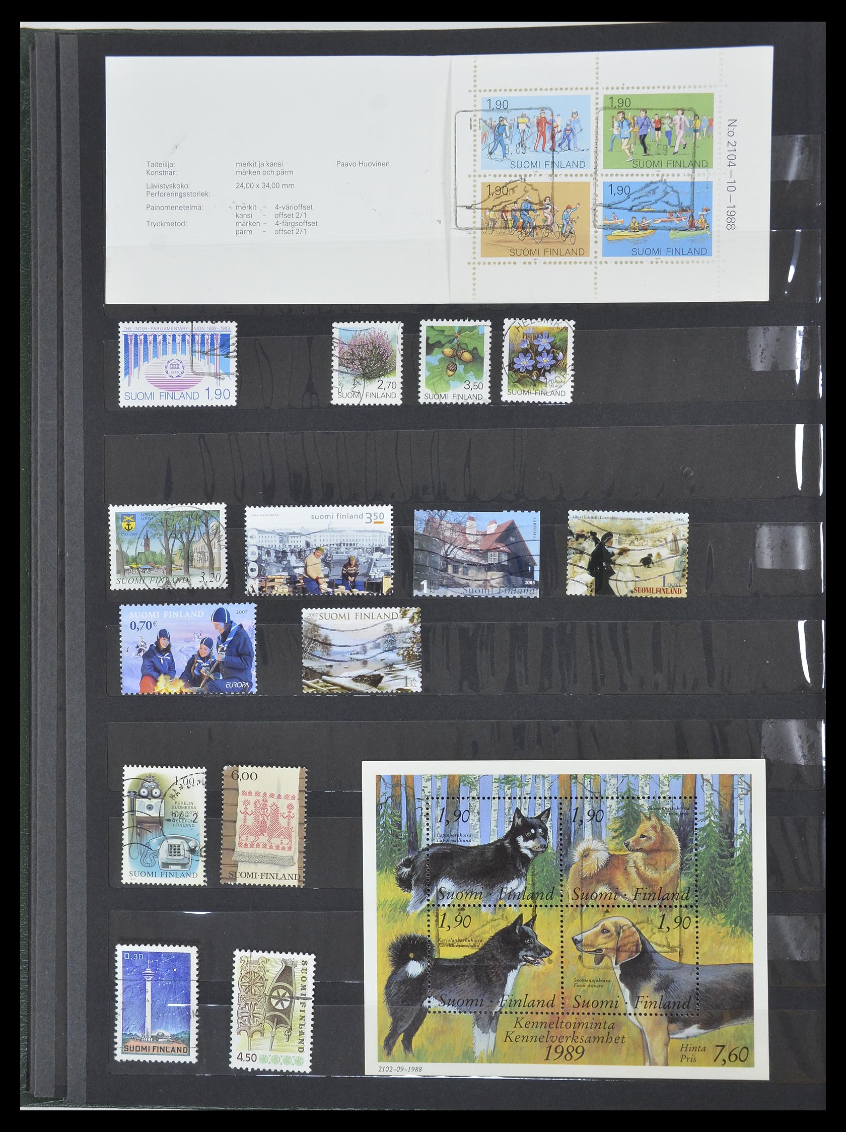 33184 010 - Postzegelverzameling 33217 Cyprus 1955-1988 en Turks Cyprus 1974-1985