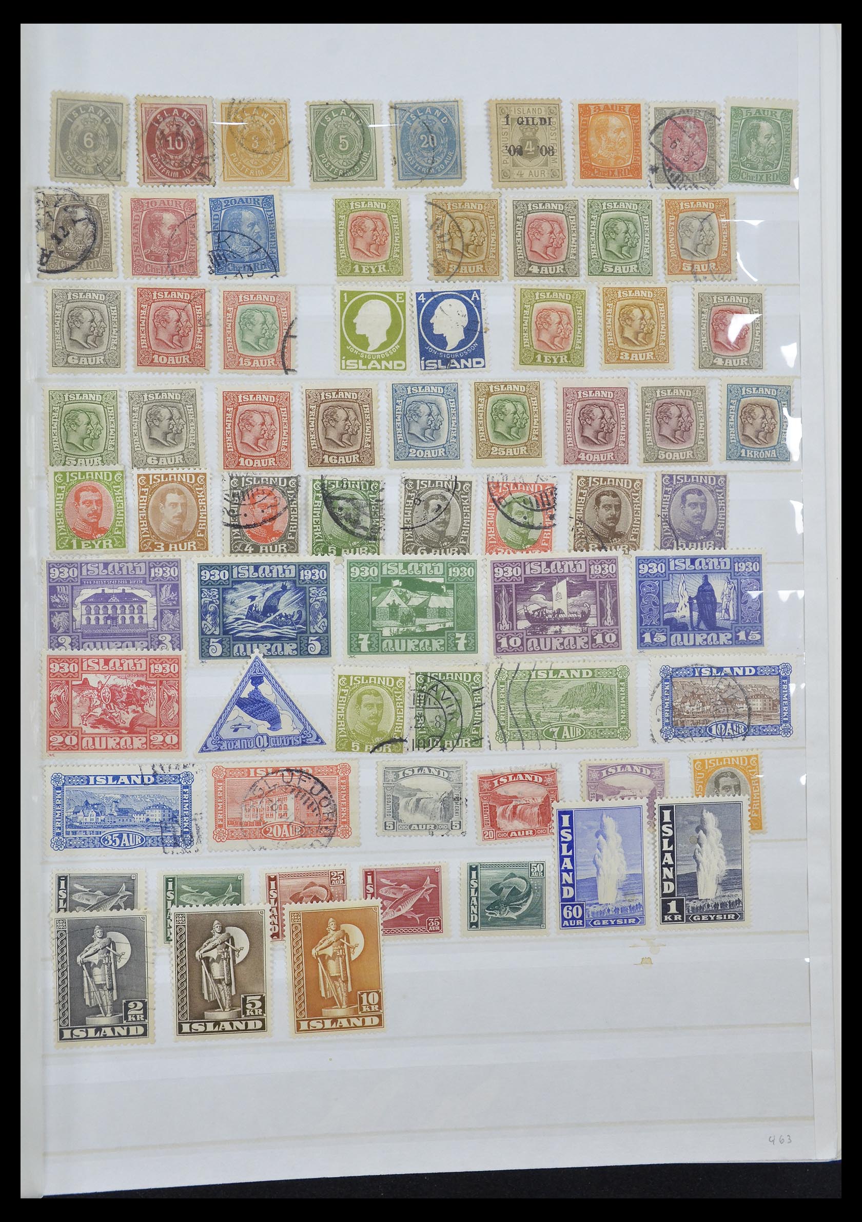 33185 001 - Stamp collection 33185 Iceland 1882-1989.