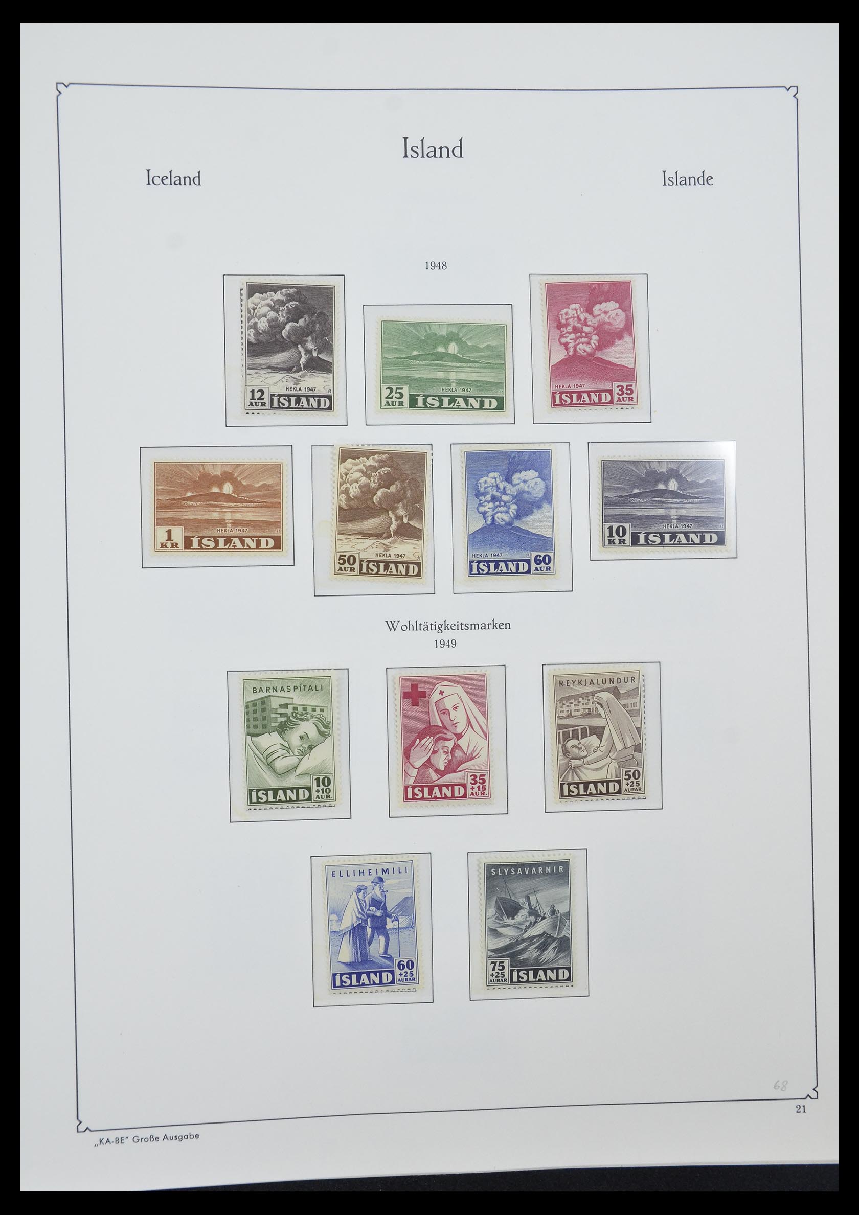 33185 004 - Stamp collection 33185 Iceland 1882-1989.