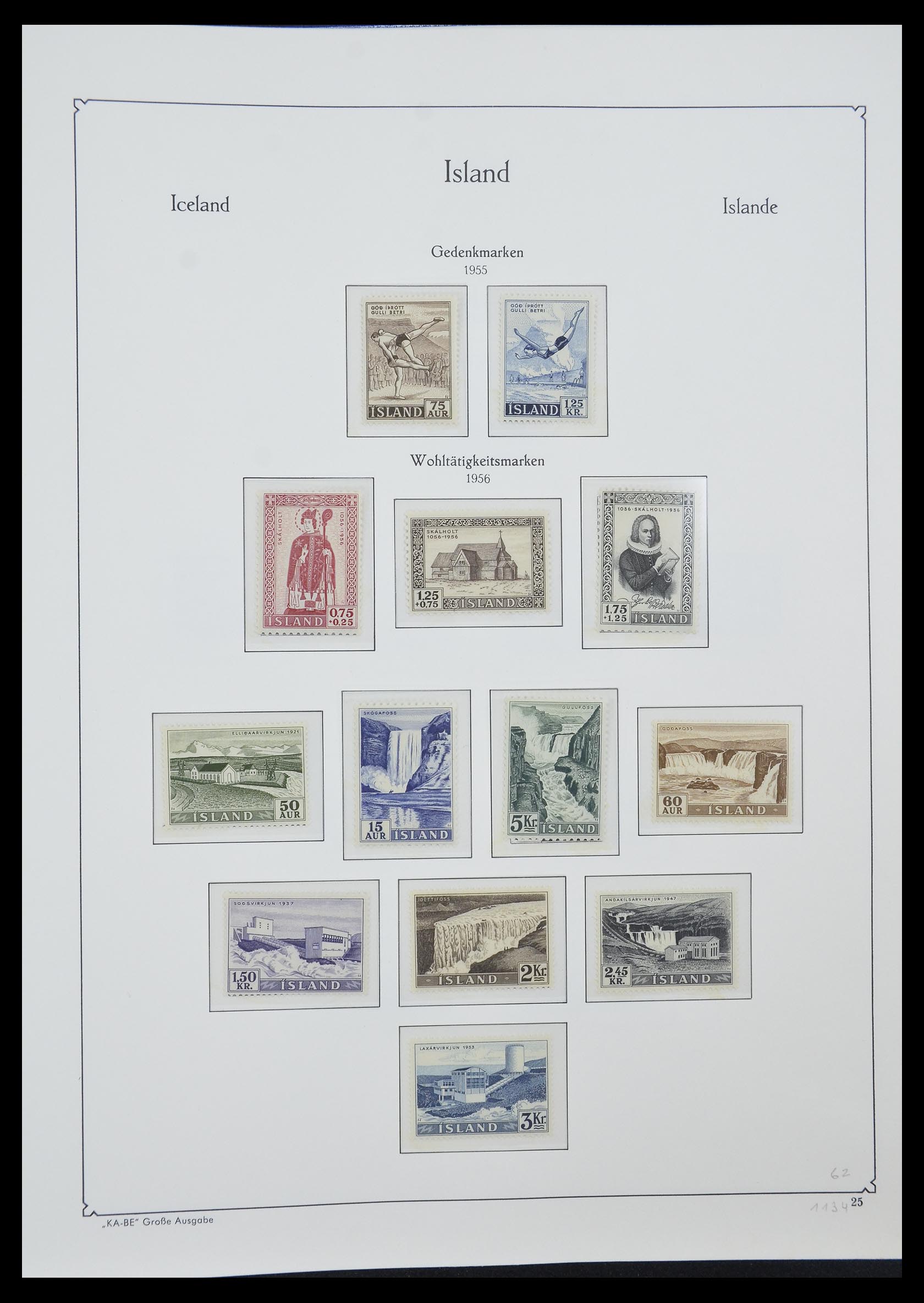 33185 008 - Stamp collection 33185 Iceland 1882-1989.