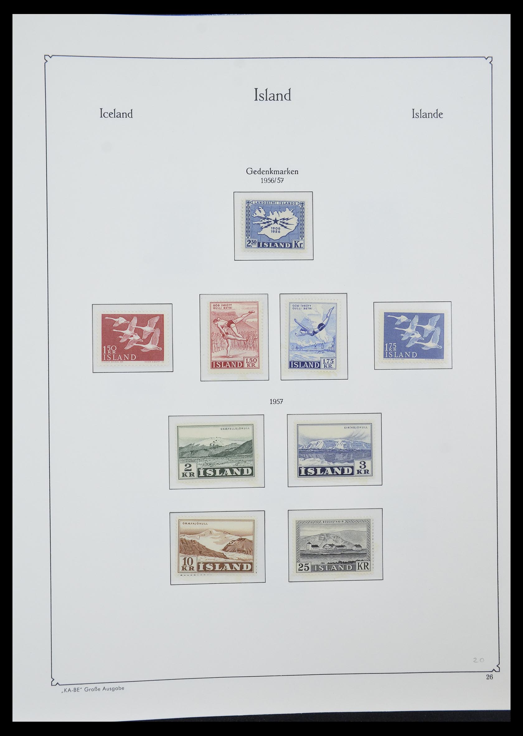 33185 009 - Stamp collection 33185 Iceland 1882-1989.