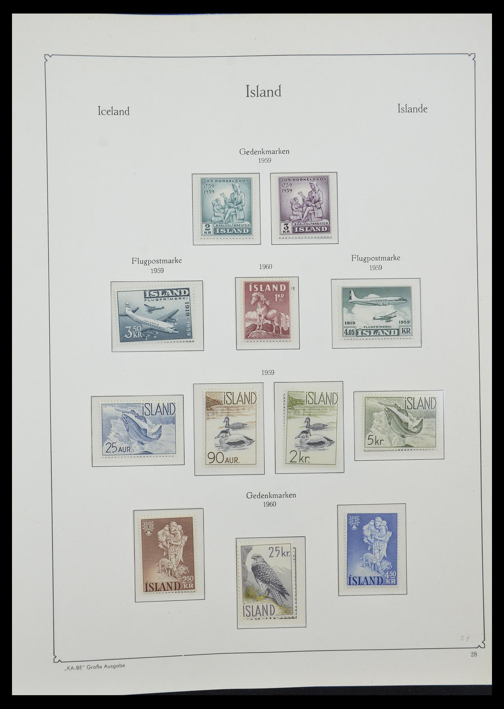 33185 011 - Stamp collection 33185 Iceland 1882-1989.