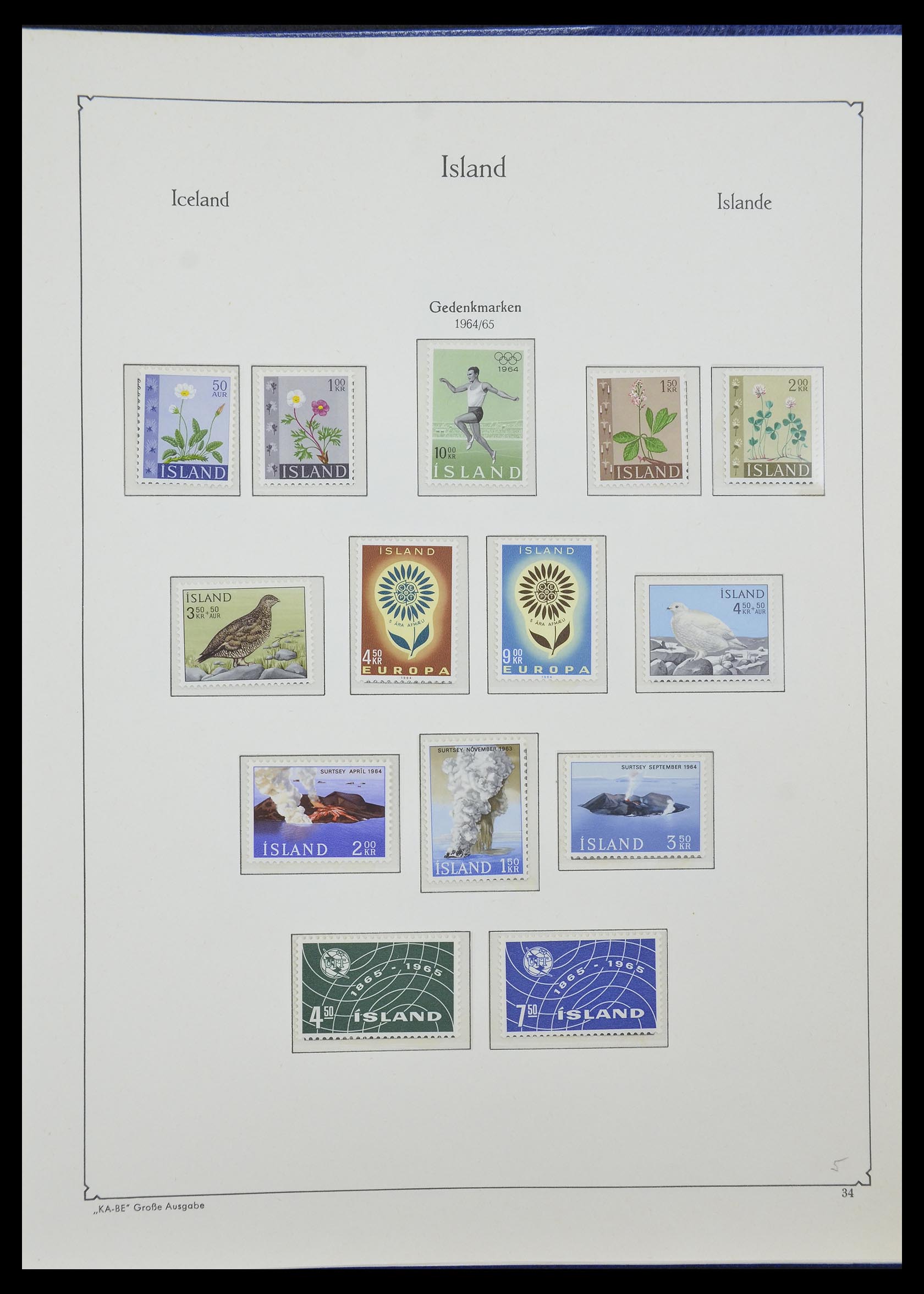 33185 017 - Stamp collection 33185 Iceland 1882-1989.