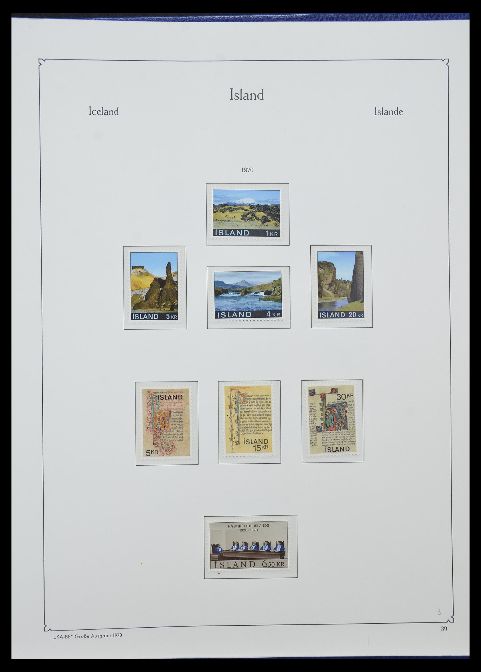 33185 022 - Stamp collection 33185 Iceland 1882-1989.