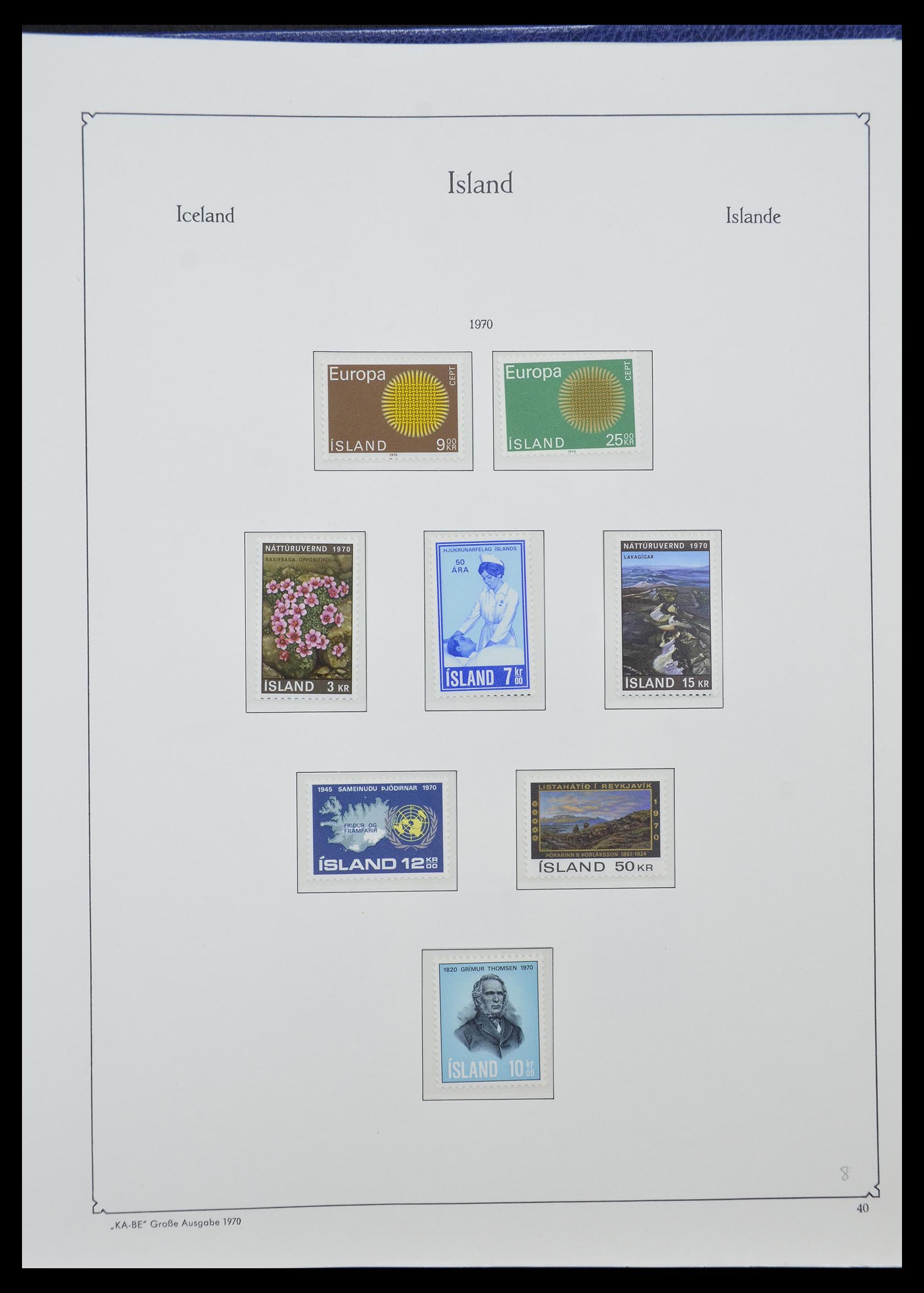 33185 023 - Stamp collection 33185 Iceland 1882-1989.