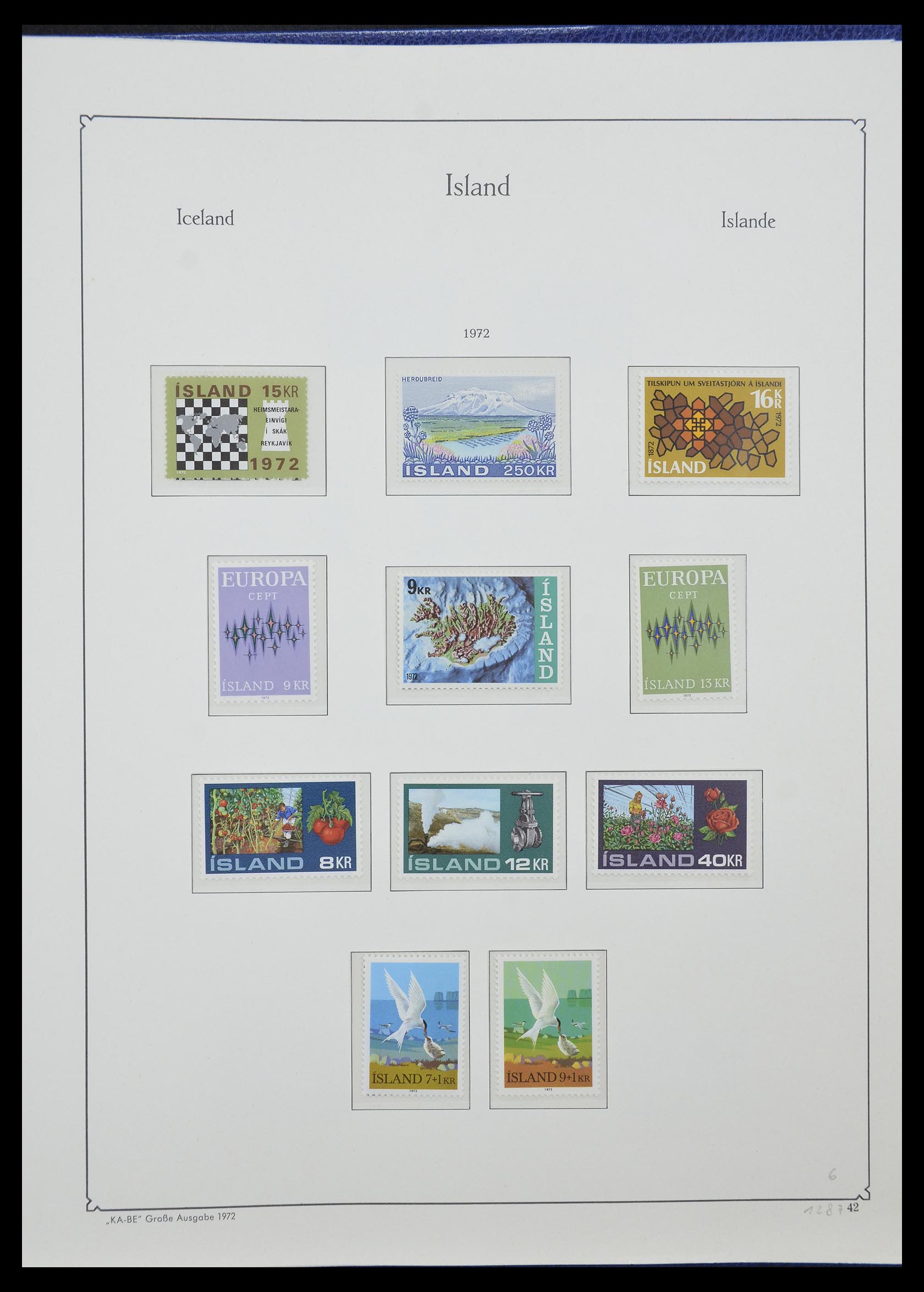 33185 025 - Stamp collection 33185 Iceland 1882-1989.