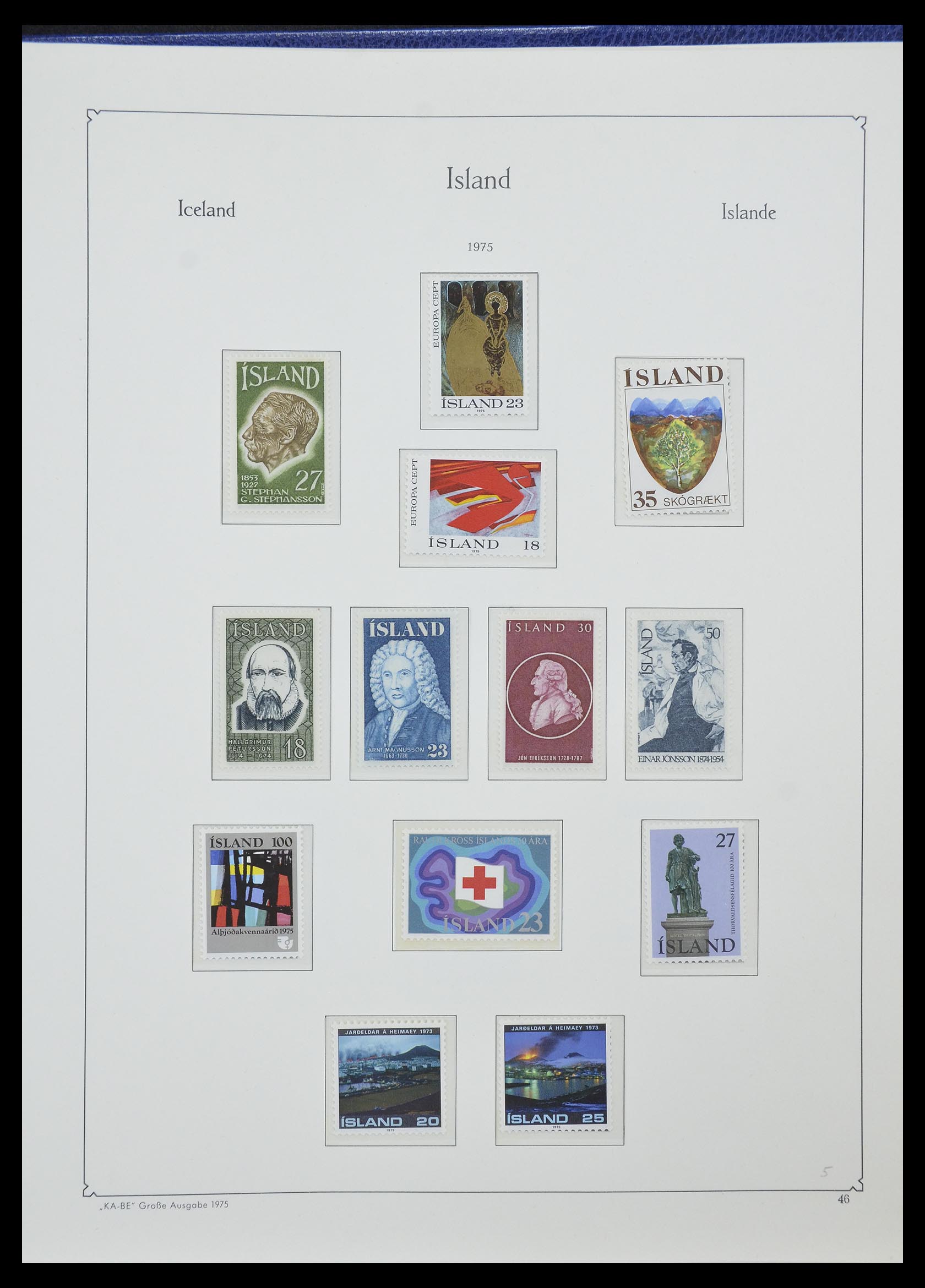 33185 029 - Stamp collection 33185 Iceland 1882-1989.