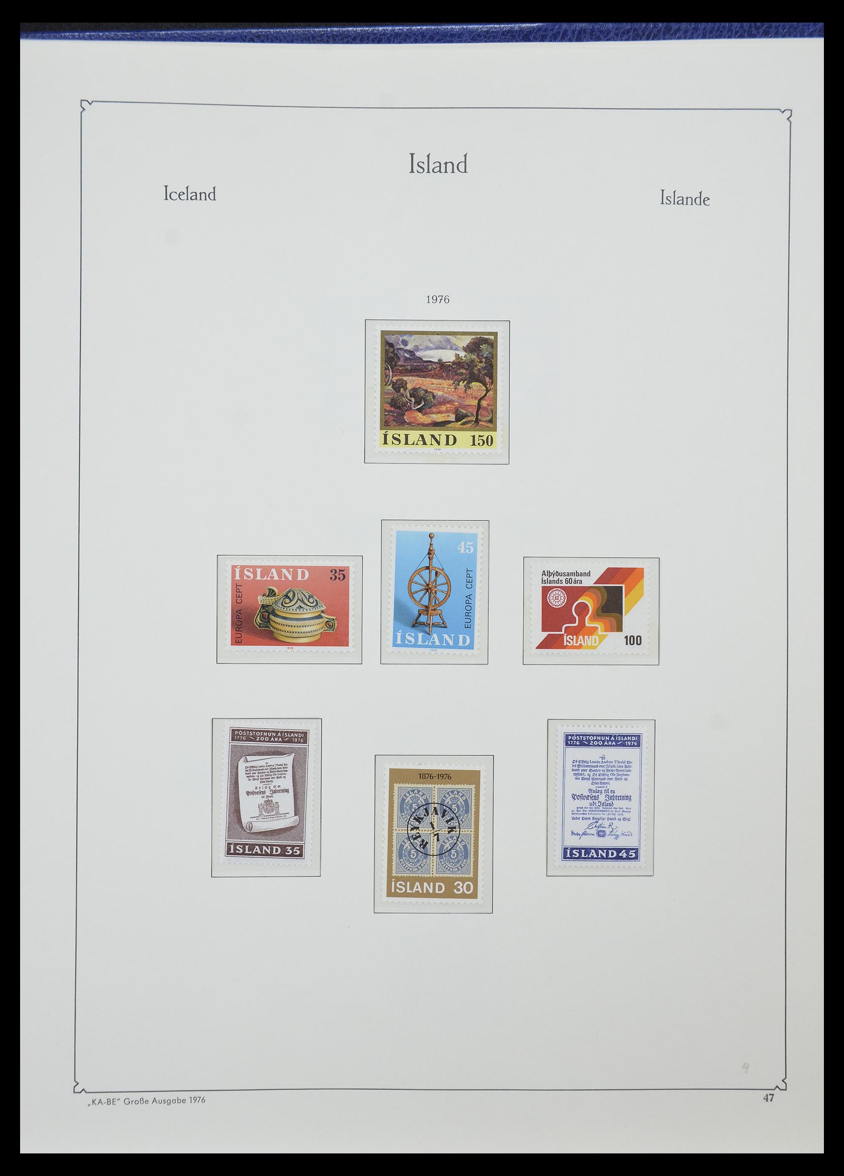 33185 030 - Stamp collection 33185 Iceland 1882-1989.