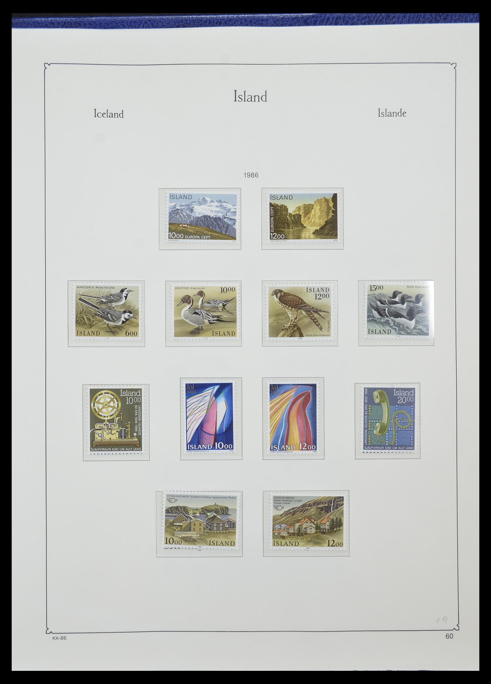 33185 043 - Stamp collection 33185 Iceland 1882-1989.
