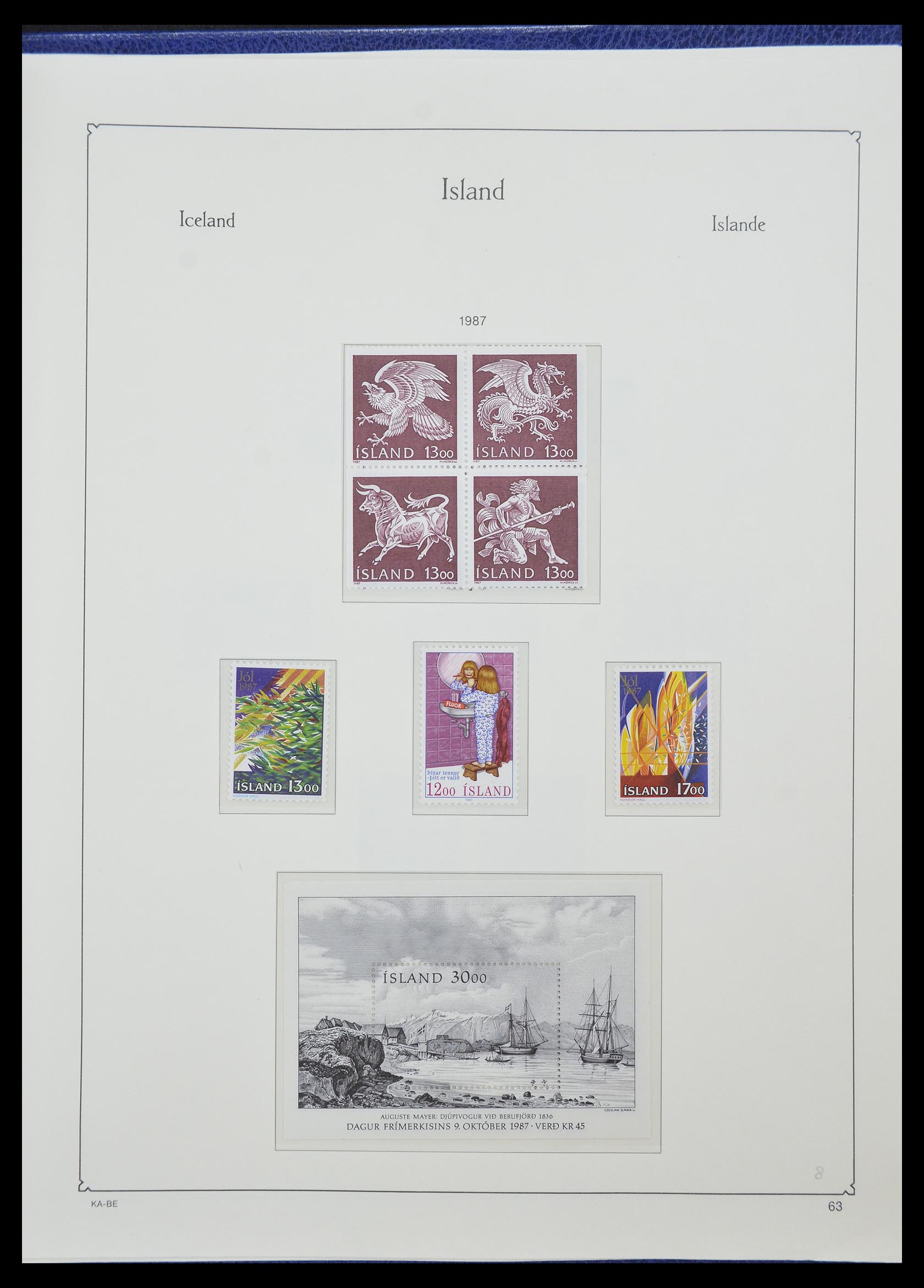 33185 046 - Postzegelverzameling 33184 Finland 1856-1990.