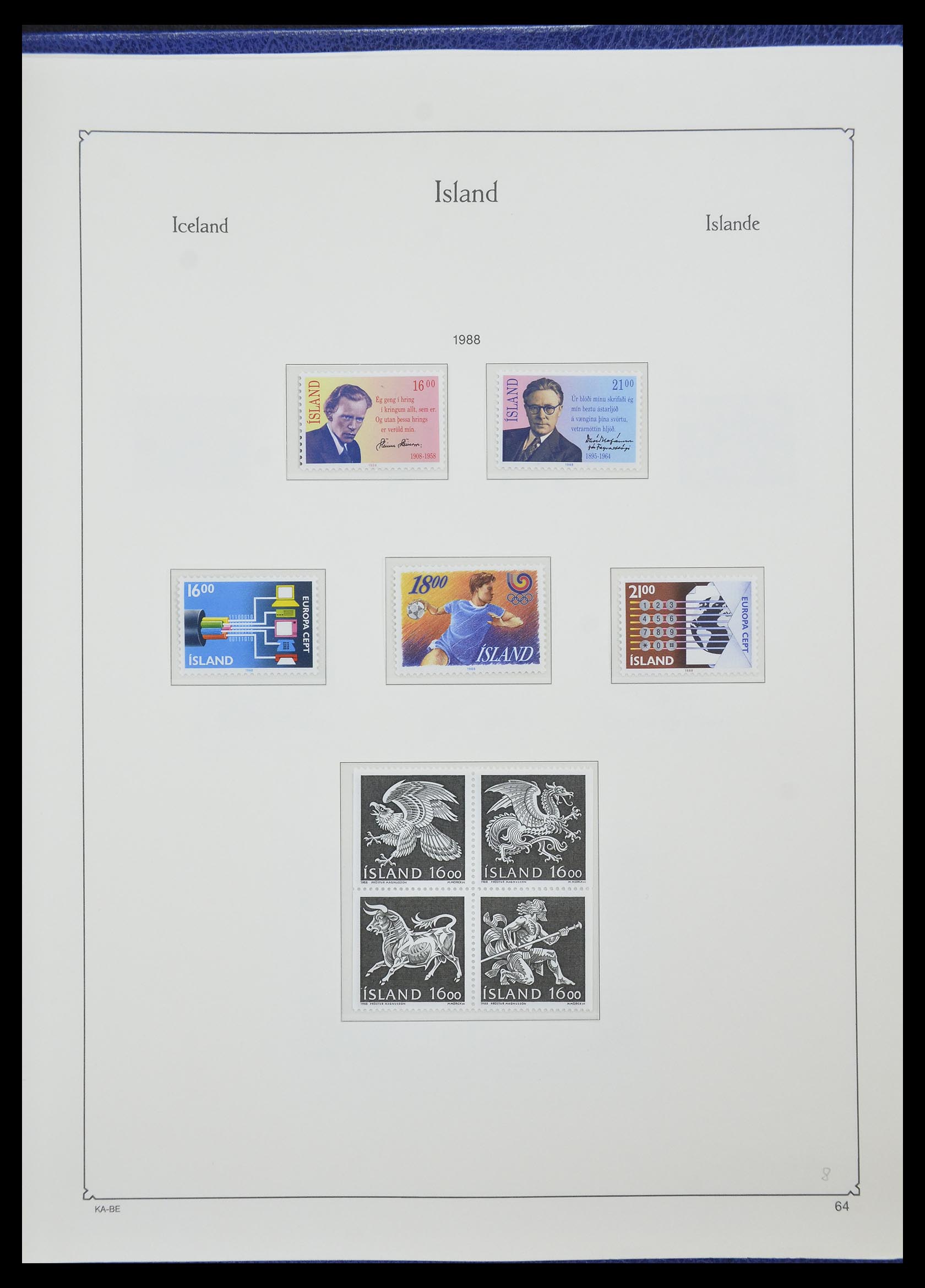 33185 047 - Postzegelverzameling 33184 Finland 1856-1990.