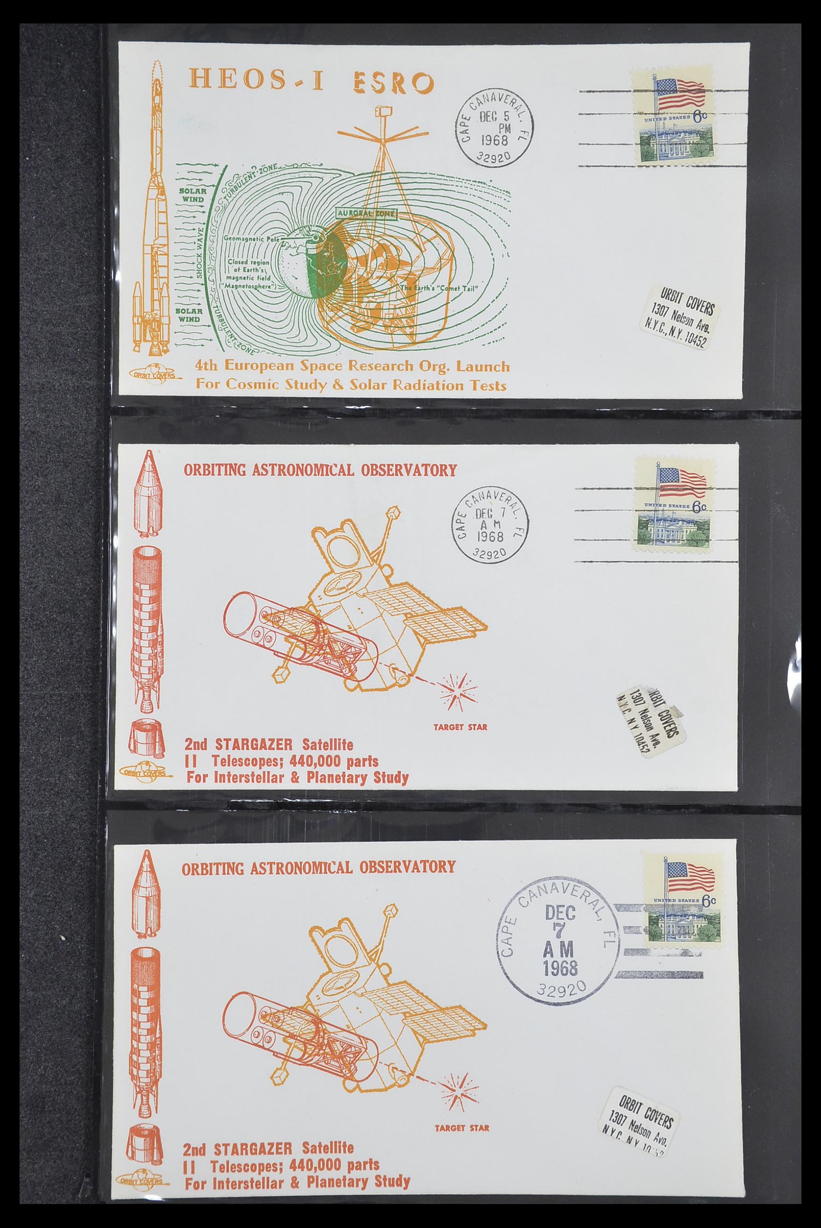 33186 022 - Postzegelverzameling 33186 Motief ruimtevaart 1961-1984.