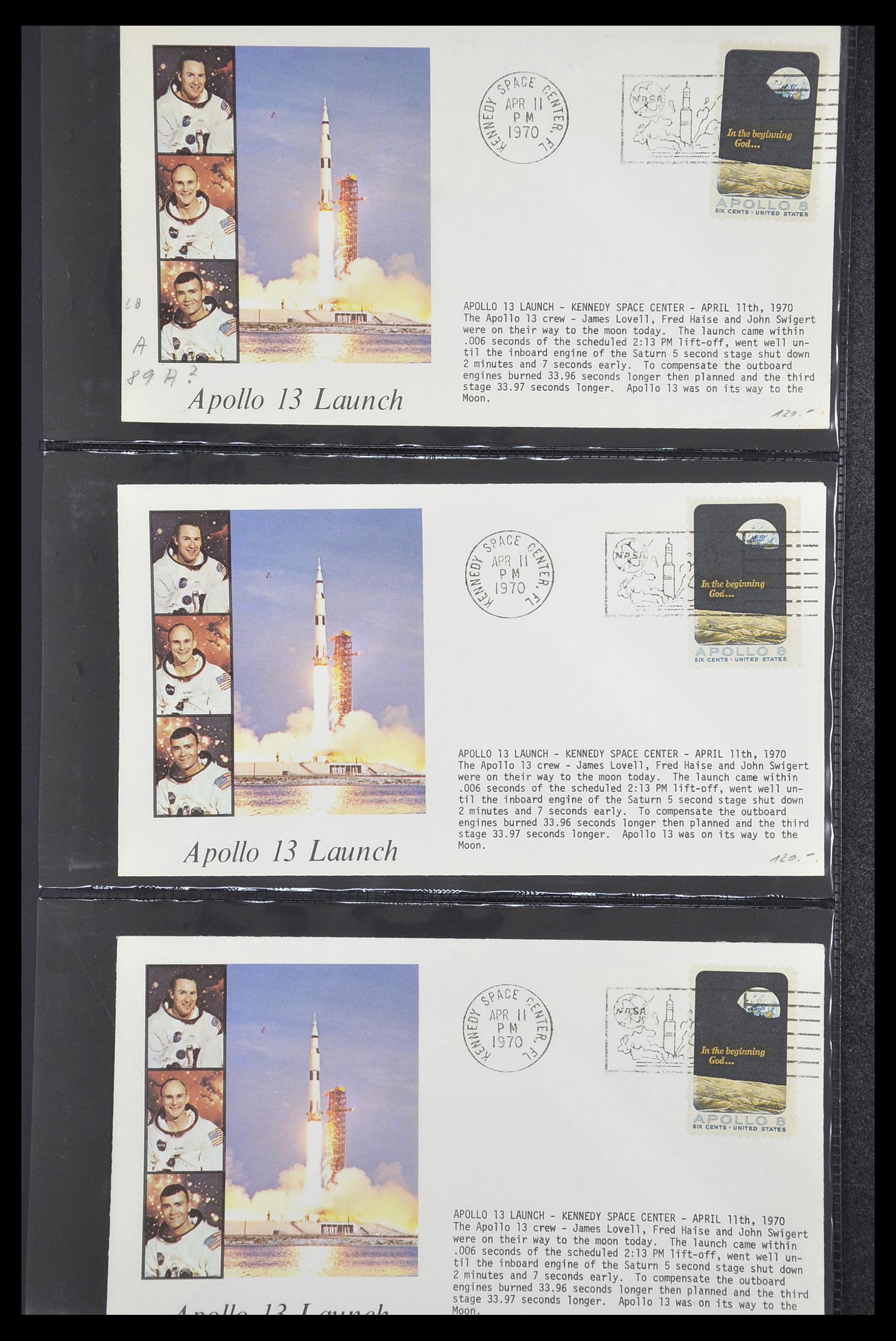 33186 078 - Stamp collection 33186 Thematics space travel 1961-1984.