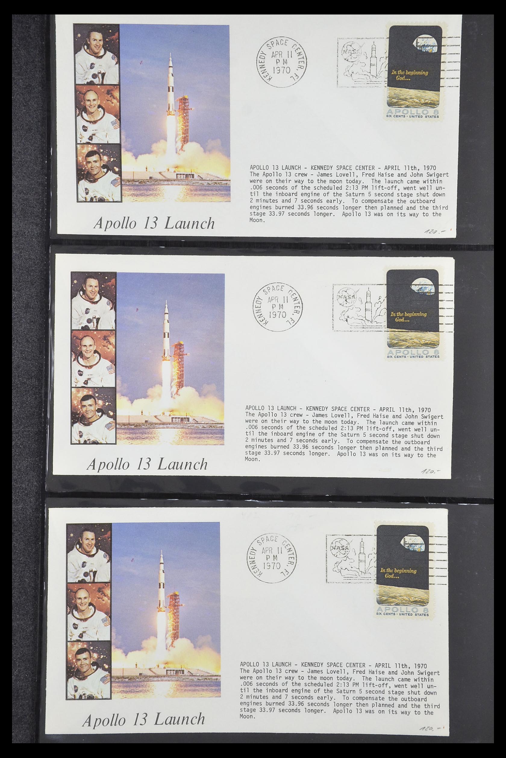 33186 079 - Stamp collection 33186 Thematics space travel 1961-1984.
