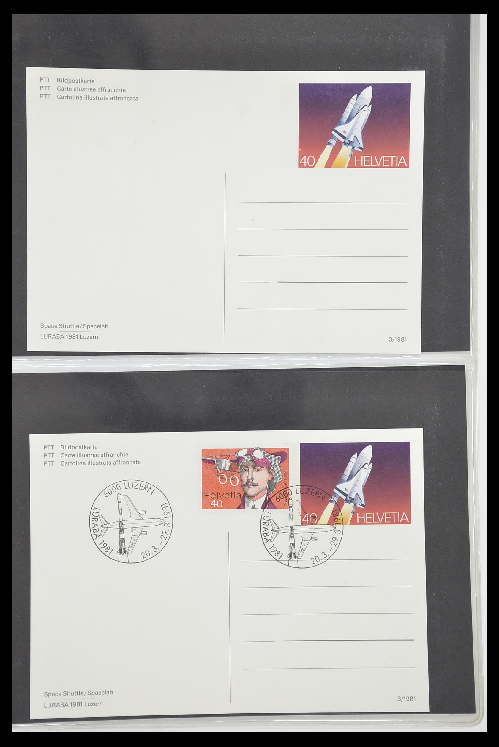 33186 604 - Postzegelverzameling 33186 Motief ruimtevaart 1961-1984.