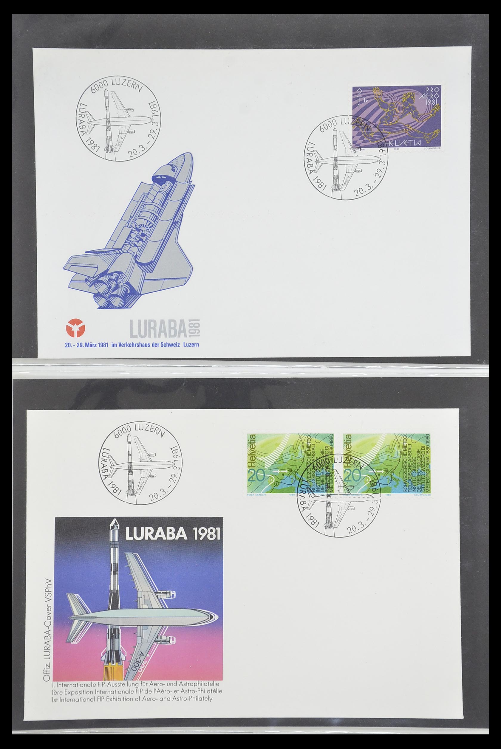 33186 607 - Postzegelverzameling 33186 Motief ruimtevaart 1961-1984.