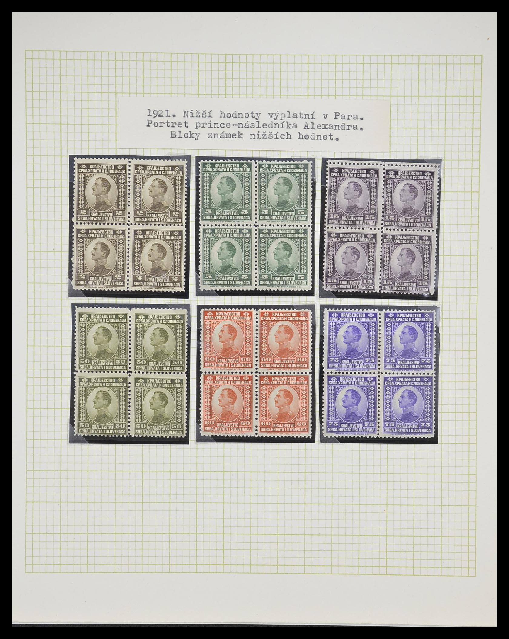 33188 002 - Postzegelverzameling 33188 Joegoslavië 1871-1944.
