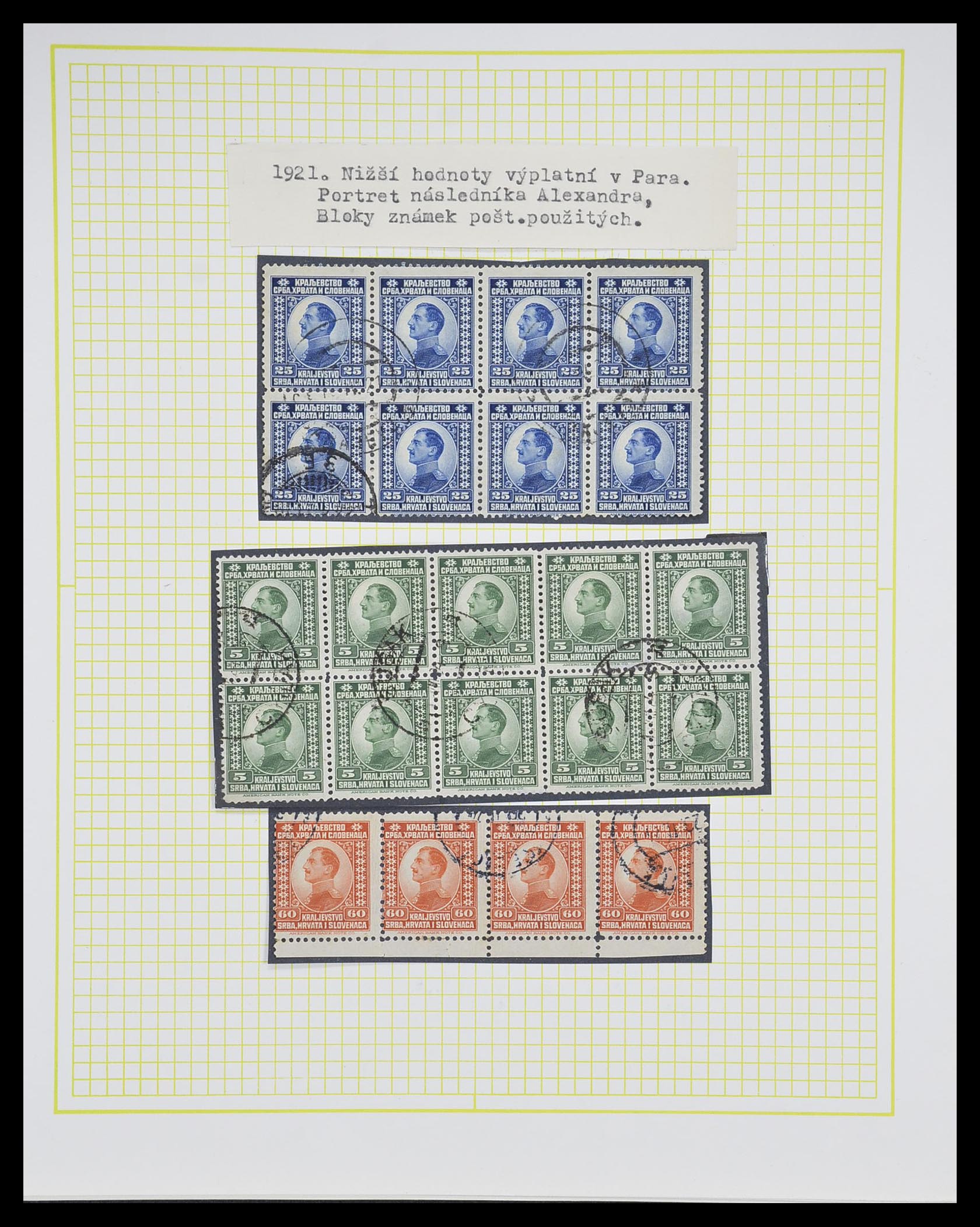 33188 003 - Postzegelverzameling 33188 Joegoslavië 1871-1944.