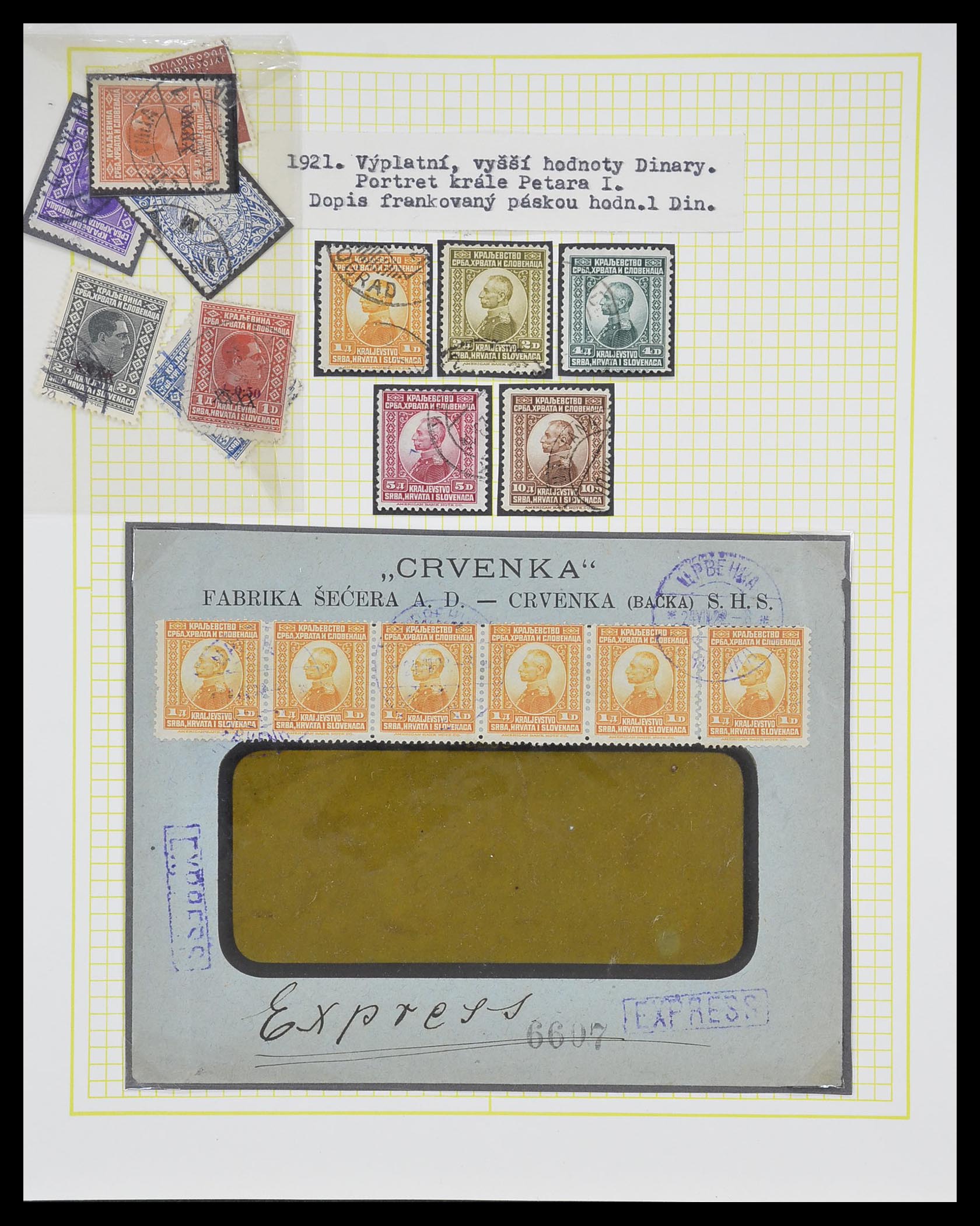 33188 005 - Stamp collection 33188 Yugoslavia 1871-1944.