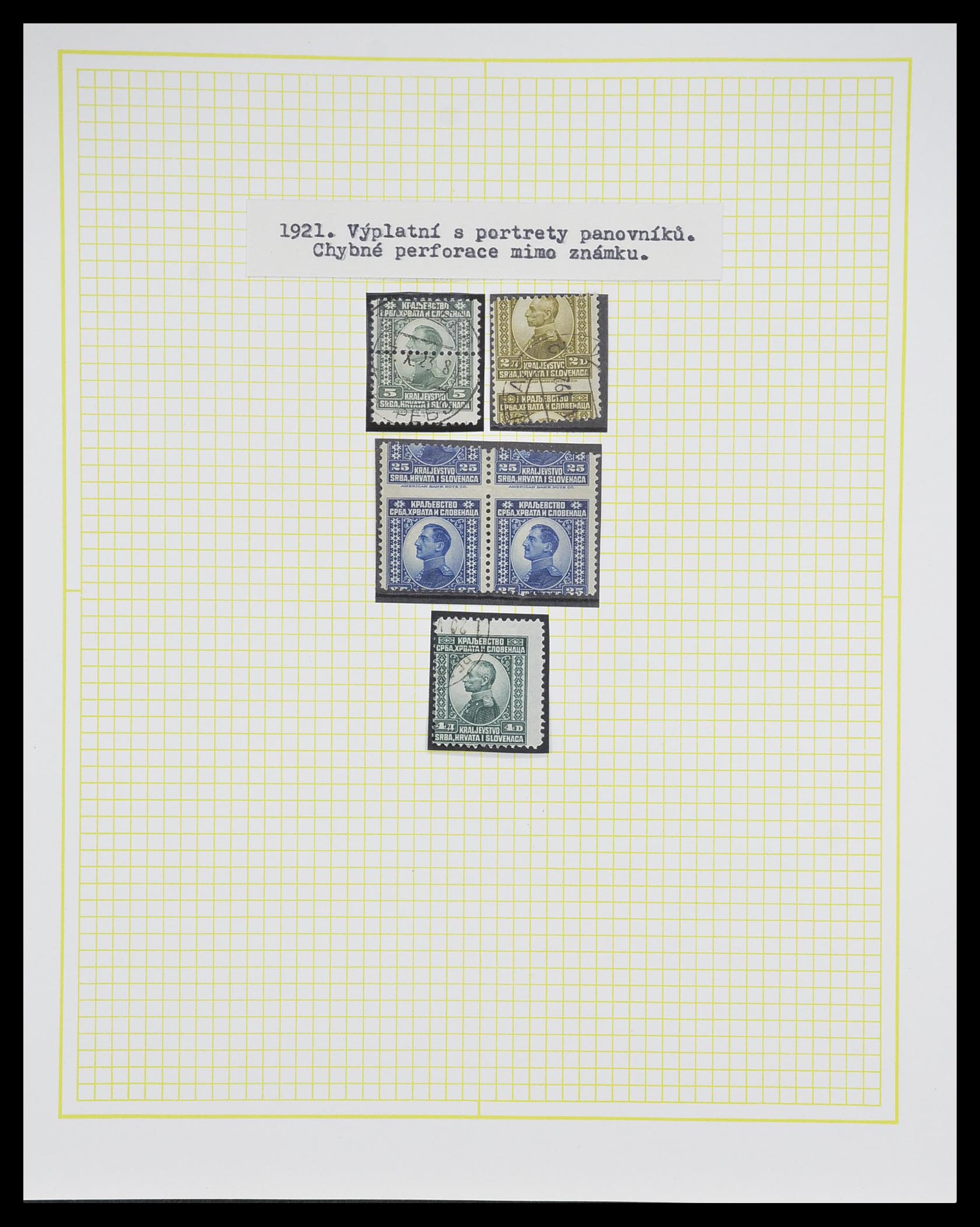 33188 006 - Postzegelverzameling 33188 Joegoslavië 1871-1944.