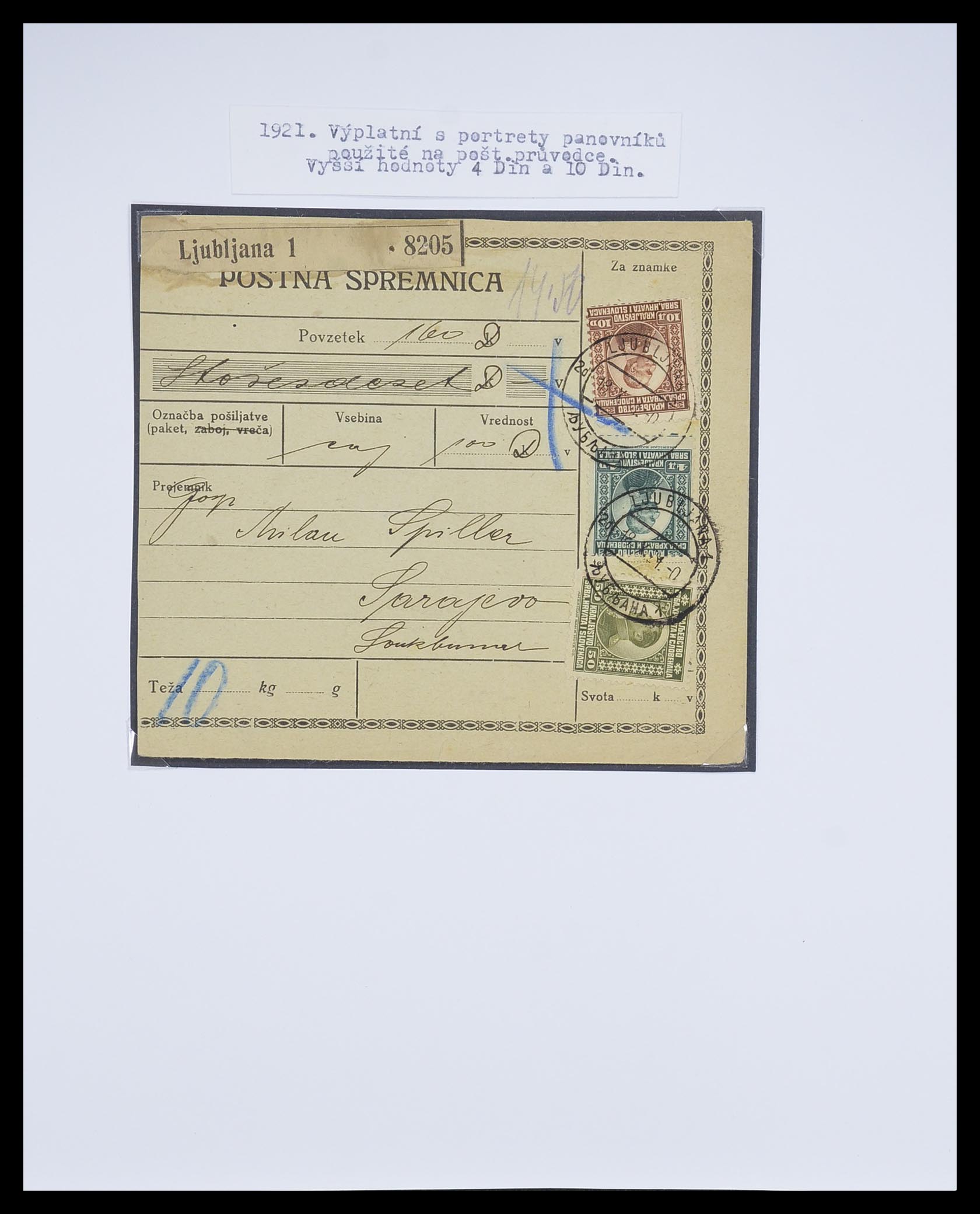 33188 008 - Postzegelverzameling 33188 Joegoslavië 1871-1944.