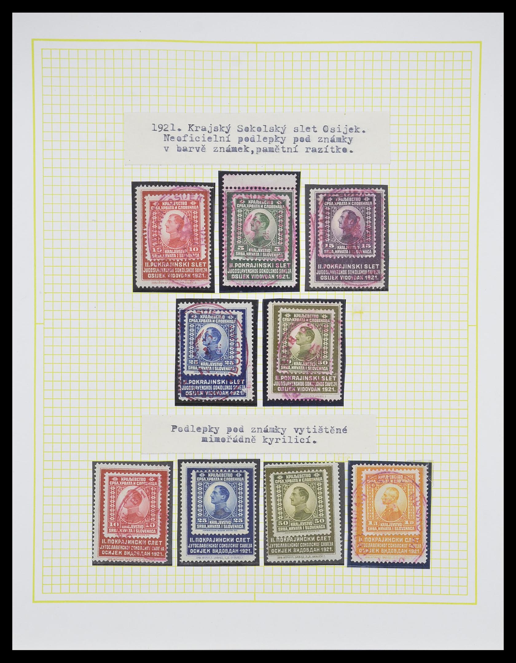 33188 010 - Postzegelverzameling 33188 Joegoslavië 1871-1944.