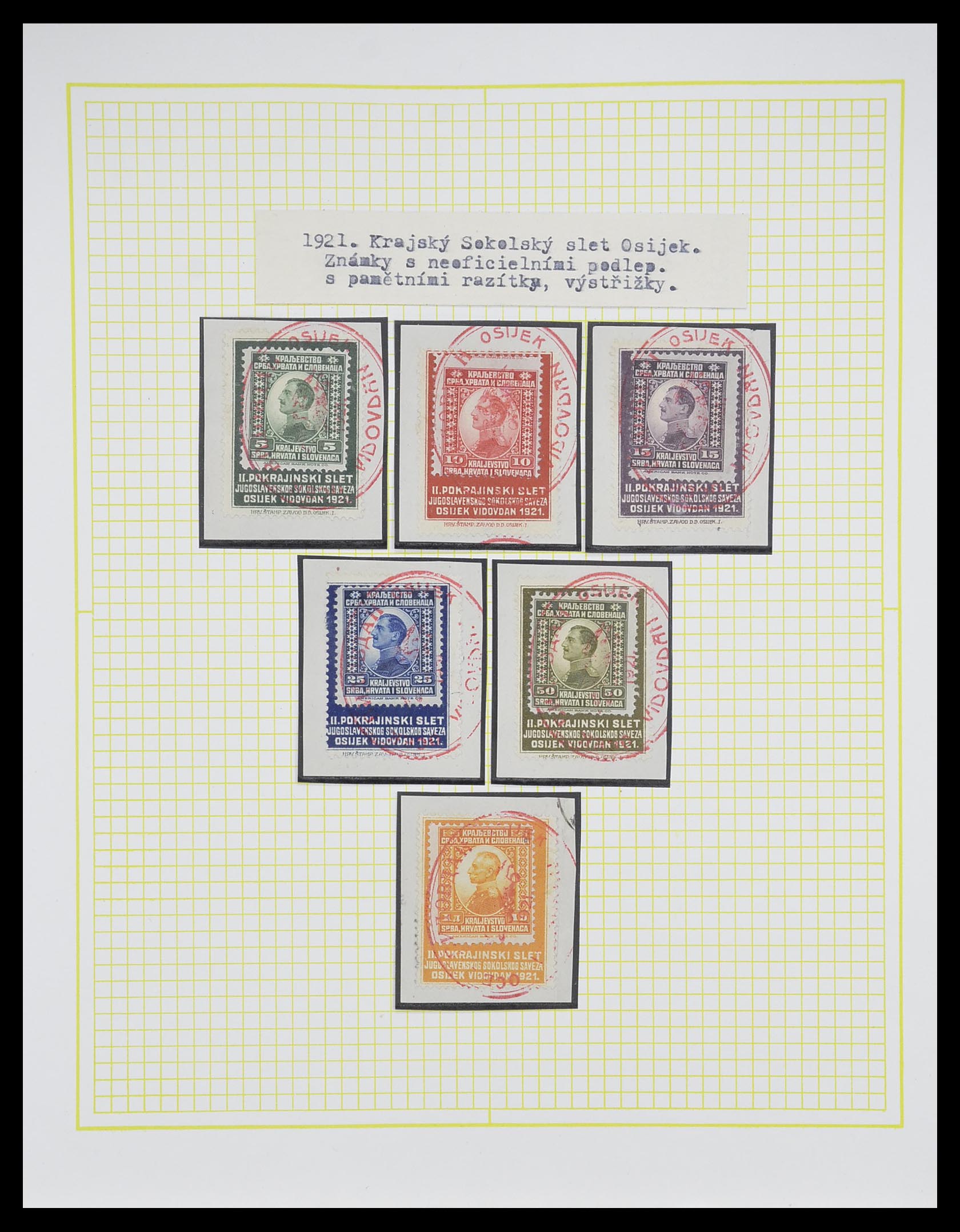 33188 011 - Postzegelverzameling 33188 Joegoslavië 1871-1944.