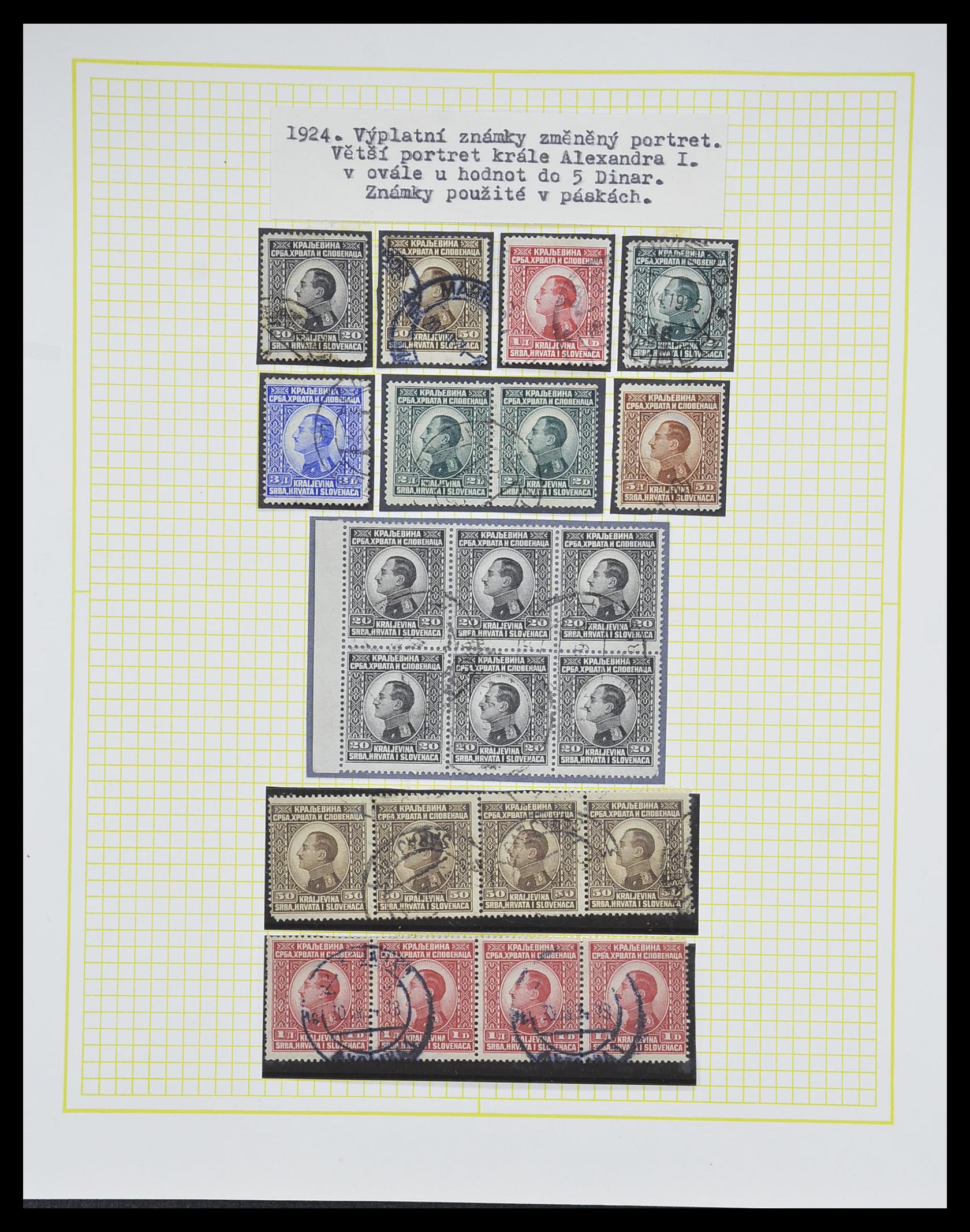 33188 020 - Postzegelverzameling 33188 Joegoslavië 1871-1944.