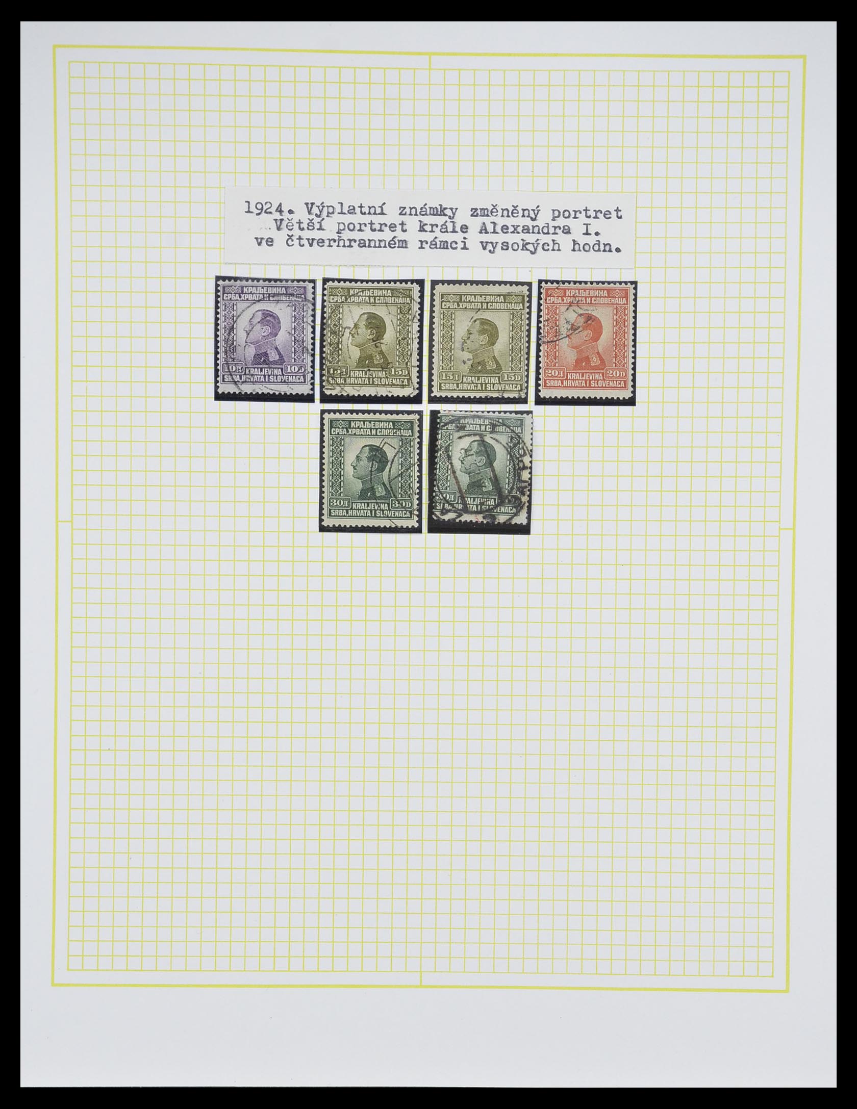 33188 021 - Postzegelverzameling 33188 Joegoslavië 1871-1944.