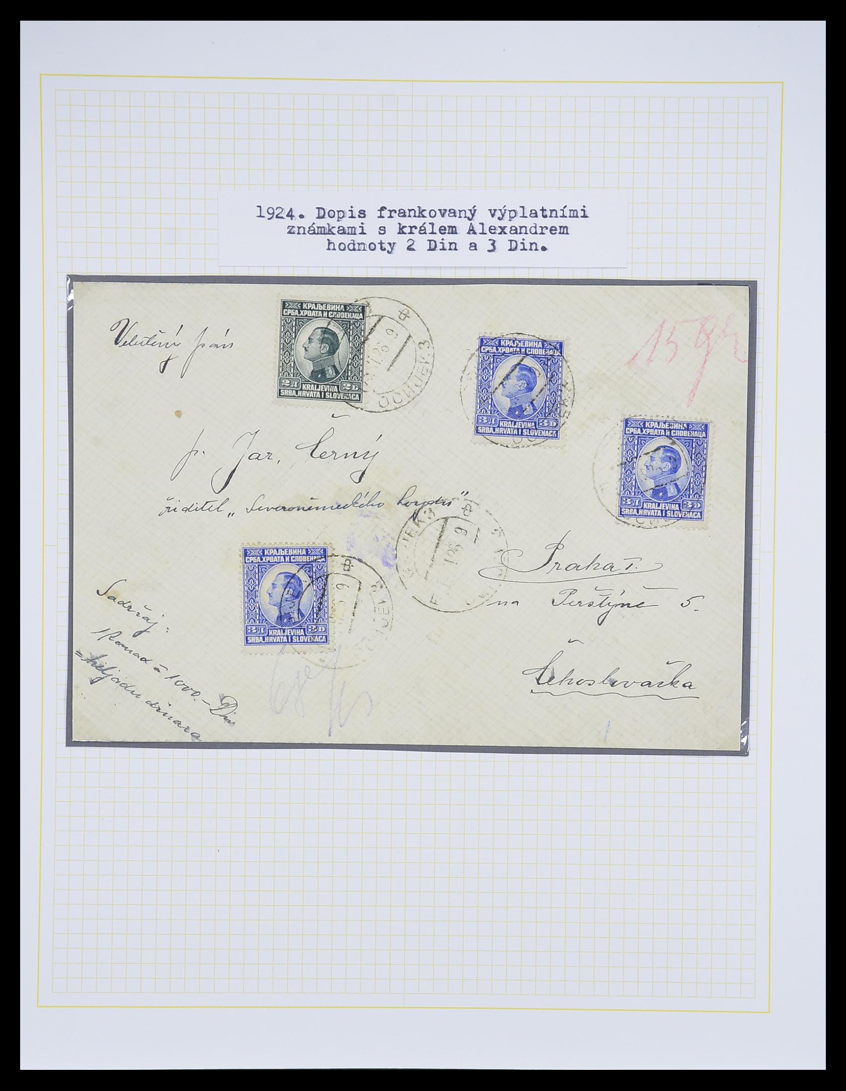 33188 022 - Postzegelverzameling 33188 Joegoslavië 1871-1944.